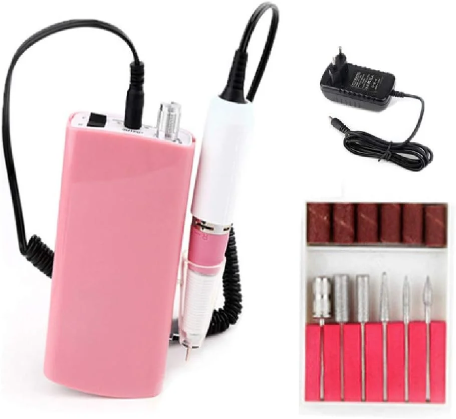 دستگاه سوهان برقی ناخن شارژی حرفه ای قابل حمل بی سیم برای ناخن های ژلی آکریلیک با باتری 1200mAh دستگاه سوهان برقی ناخن شارژی حرفه ای قابل حمل بی سیم برای ناخن های ژلی آکریلیک با باتری 1200mAh