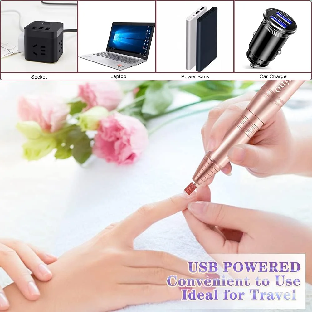 دستگاه سوهان برقی ناخن کاتینو، دستگاه سوهان برقی ناخن، ابزار طراحی ناخن برای ناخن های اکریلیک، ابزار پولیش مانیکور پدیکور حرفه ای USB برای استفاده در سالن منزل، طلایی دستگاه سوهان برقی ناخن کاتینو، دستگاه سوهان برقی ناخن، ابزار طراحی ناخن برای ناخن های اکریلیک، ابزار پولیش مانیکور پدیکور حرفه ای USB برای استفاده در سالن منزل، طلایی