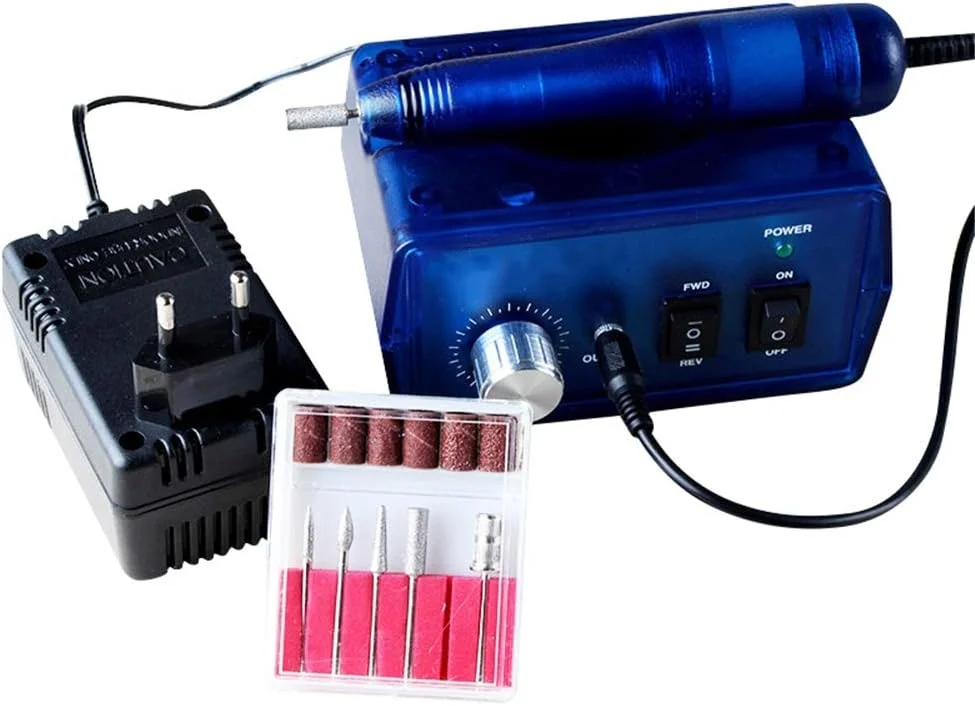 دستگاه سوهان ناخن، ست دریل ناخن، دستگاه پولیش مانیکور برقی، کیت حرفه ای پولیش پدیکور، تجهیزات مراقبت از انگشتان دست و پا، ابزار قابل شارژ برای از بین بردن پوست های مرده و پینه