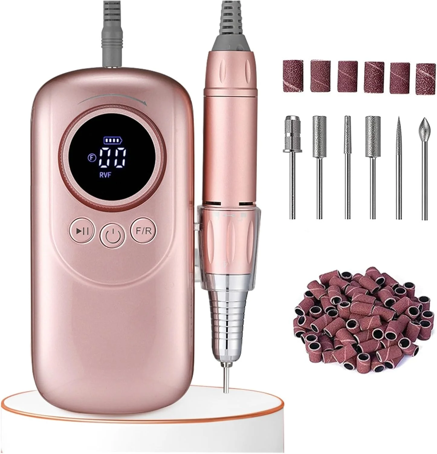 دستگاه سوهان برقی ناخن حرفه ای بی سیم، 35000 دور در دقیقه، مناسب برای ناخن های اکریلیک، سوهان برقی قابل حمل USB برای ناخن های اکریلیک و ژل دستگاه سوهان برقی ناخن حرفه ای بی سیم، 35000 دور در دقیقه، مناسب برای ناخن های اکریلیک، سوهان برقی قابل حمل USB برای ناخن های اکریلیک و ژل