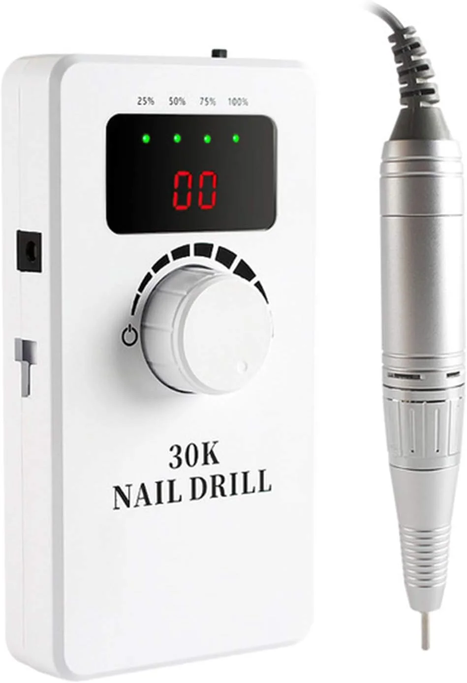 دستگاه سوهان برقی ناخن 30000 دور در دقیقه، کیت مانیکور پدیکور حرفه ای برای استفاده در سالن و منزل، کم صدا دستگاه سوهان برقی ناخن 30000 دور در دقیقه، کیت مانیکور پدیکور حرفه ای برای استفاده در سالن و منزل، کم صدا