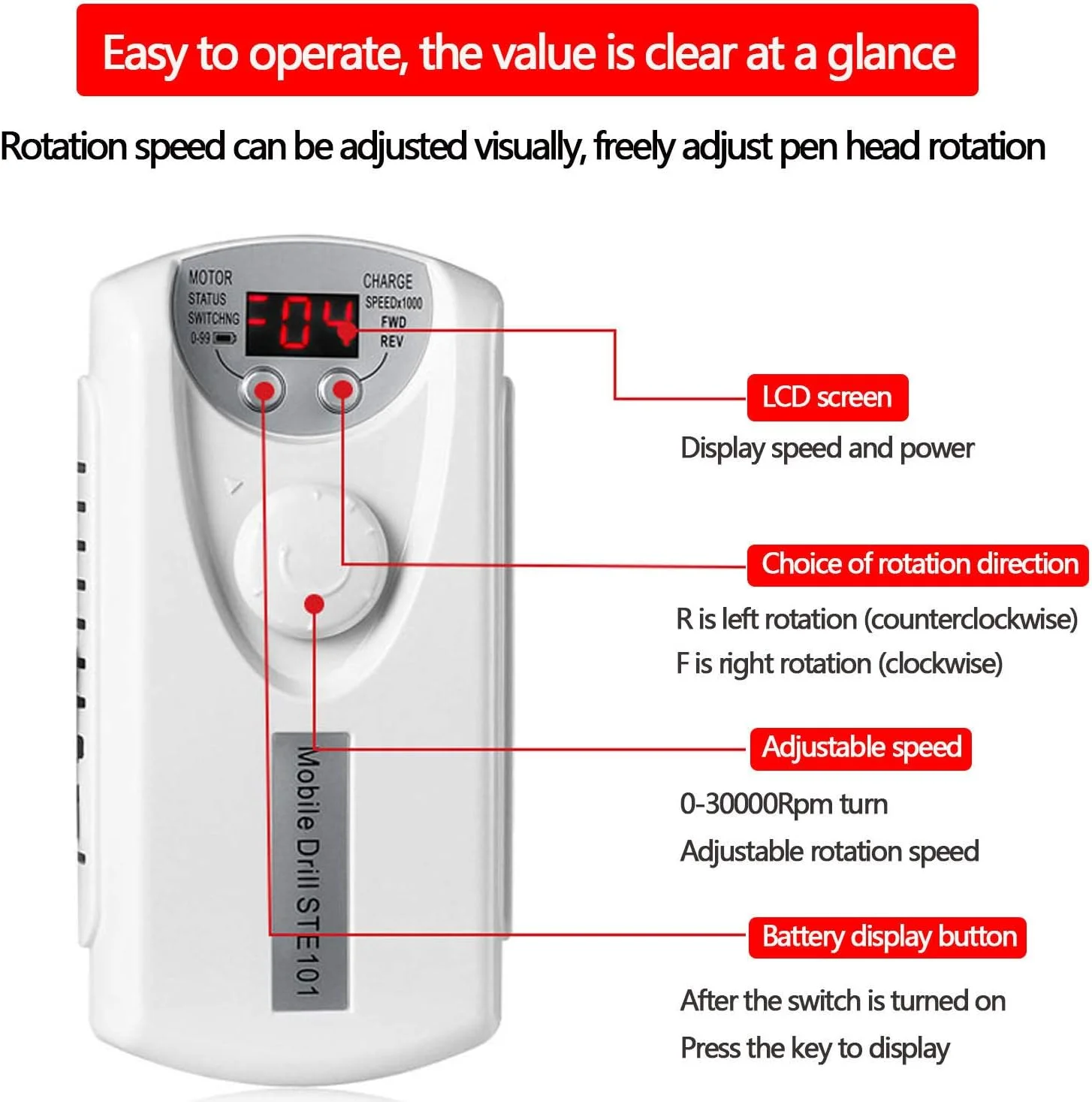 دستگاه سوهان برقی ناخن، سوهان ناخن قابل حمل برای ناخن های اکریلیک، سوهان برقی ناخن با 6 سر سوهان برای شکل دادن، پولیش، برداشتن ناخن های ژلی، 30000 دور در دقیقه برای استفاده خانگی و سالن های حرفه ای، صورتی دستگاه سوهان برقی ناخن، سوهان ناخن قابل حمل برای ناخن های اکریلیک، سوهان برقی ناخن با 6 سر سوهان برای شکل دادن، پولیش، برداشتن ناخن های ژلی، 30000 دور در دقیقه برای استفاده خانگی و سالن های حرفه ای، صورتی