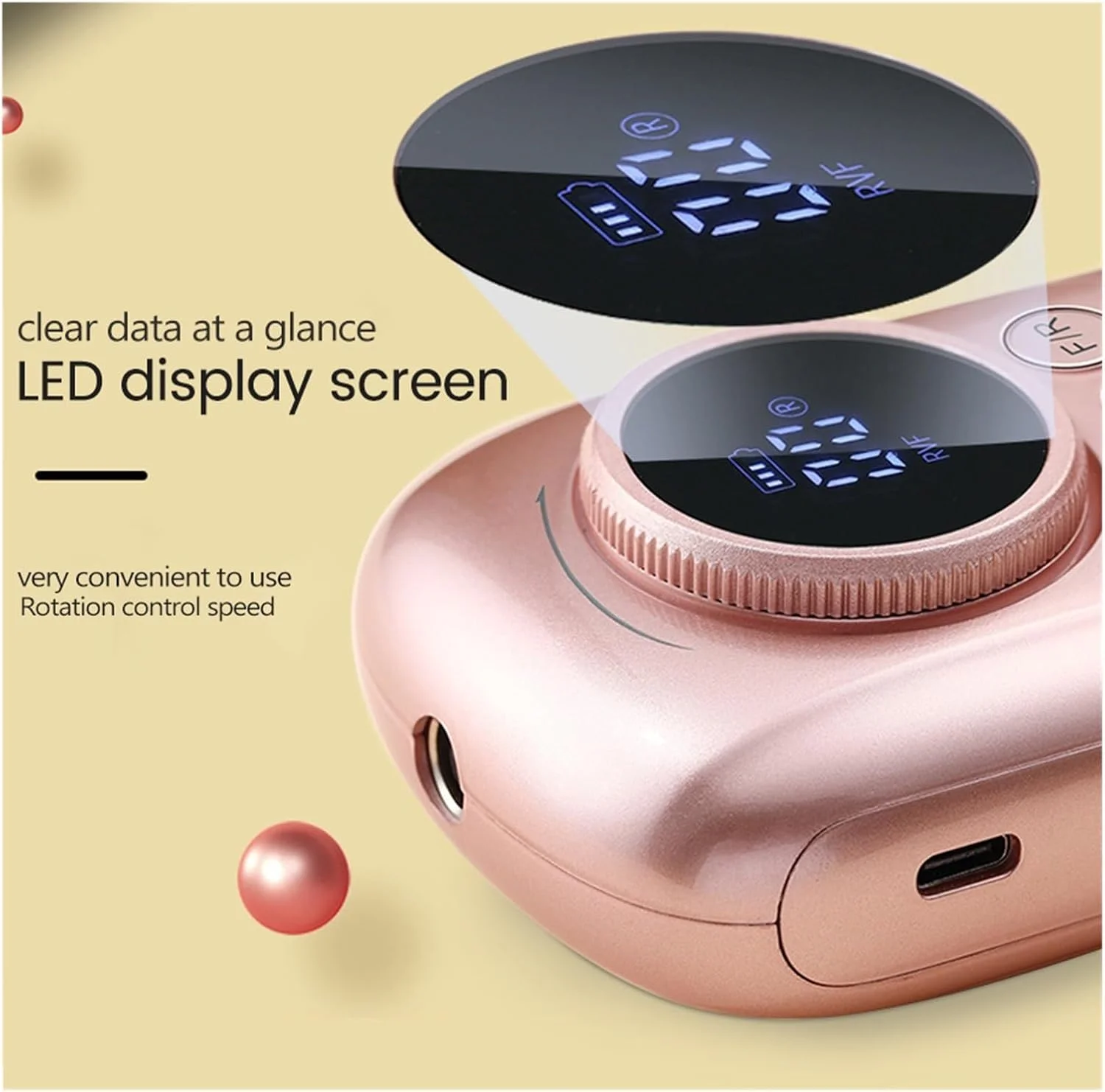 دستگاه سوهان برقی ناخن حرفه ای بی سیم، 35000 دور در دقیقه، مناسب برای ناخن های اکریلیک، سوهان برقی قابل حمل USB برای ناخن های اکریلیک و ژل دستگاه سوهان برقی ناخن حرفه ای بی سیم، 35000 دور در دقیقه، مناسب برای ناخن های اکریلیک، سوهان برقی قابل حمل USB برای ناخن های اکریلیک و ژل