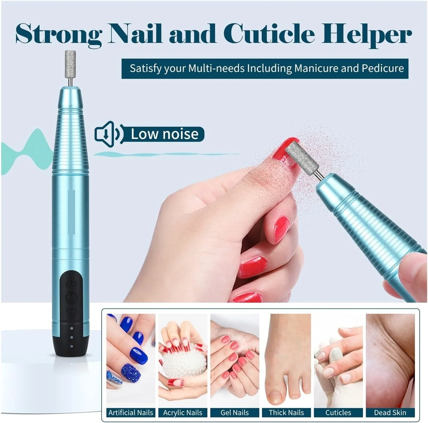 دستگاه سوهان برقی ناخن حرفه ای بی سیم، دستگاه سوهان ناخن قابل شارژ، کیت دستگاه سوهان ناخن قابل حمل برای مانیکور پدیکور برای اکریلیک دستگاه سوهان برقی ناخن حرفه ای بی سیم، دستگاه سوهان ناخن قابل شارژ، کیت دستگاه سوهان ناخن قابل حمل برای مانیکور پدیکور برای اکریلیک