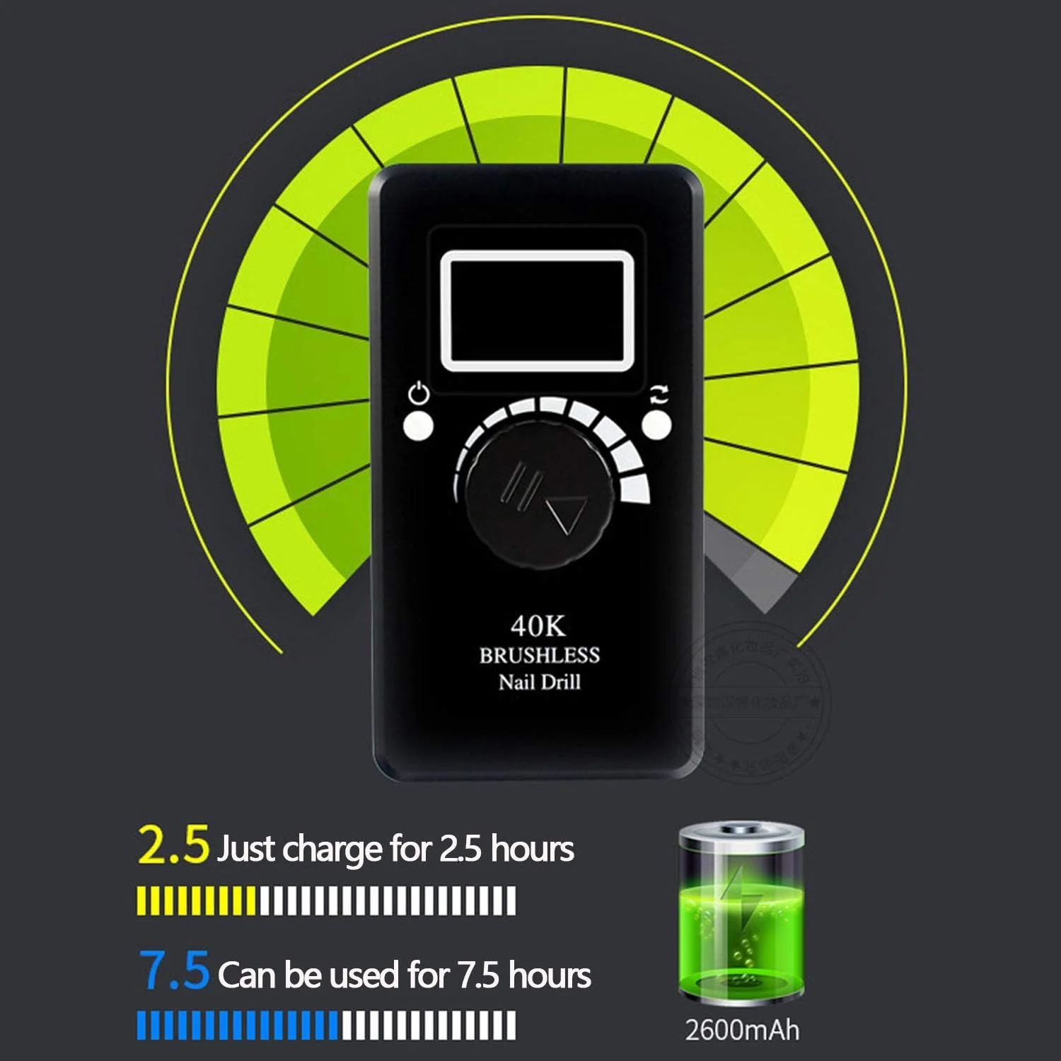 قلم دریل برقی سوهان ناخن، 40000 دور در دقیقه، پولیشر حرفه ای بدون برس و قابل حمل برای هنر ناخن، سوهان برقی 80 وات، 2600 میلی آمپر ساعت قابل شارژ، مناسب برای سالن های خانگی، استودیو ناخن، سفید قلم دریل برقی سوهان ناخن، 40000 دور در دقیقه، پولیشر حرفه ای بدون برس و قابل حمل برای هنر ناخن، سوهان برقی 80 وات، 2600 میلی آمپر ساعت قابل شارژ، مناسب برای سالن های خانگی، استودیو ناخن، سفید