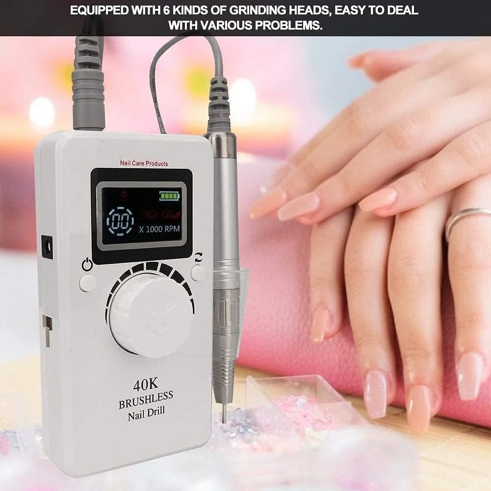 دستگاه سوهان برقی ناخن، کیت برقی حرفه ای ناخن 40000 دور در دقیقه، دستگاه پولیش و سنگ زنی ناخن، قلم سوهان ناخن، ابزار مانیکور پدیکور، مراقبت از ناخن انگشتان دست و پا دستگاه سوهان برقی ناخن، کیت برقی حرفه ای ناخن 40000 دور در دقیقه، دستگاه پولیش و سنگ زنی ناخن، قلم سوهان ناخن، ابزار مانیکور پدیکور، مراقبت از ناخن انگشتان دست و پا