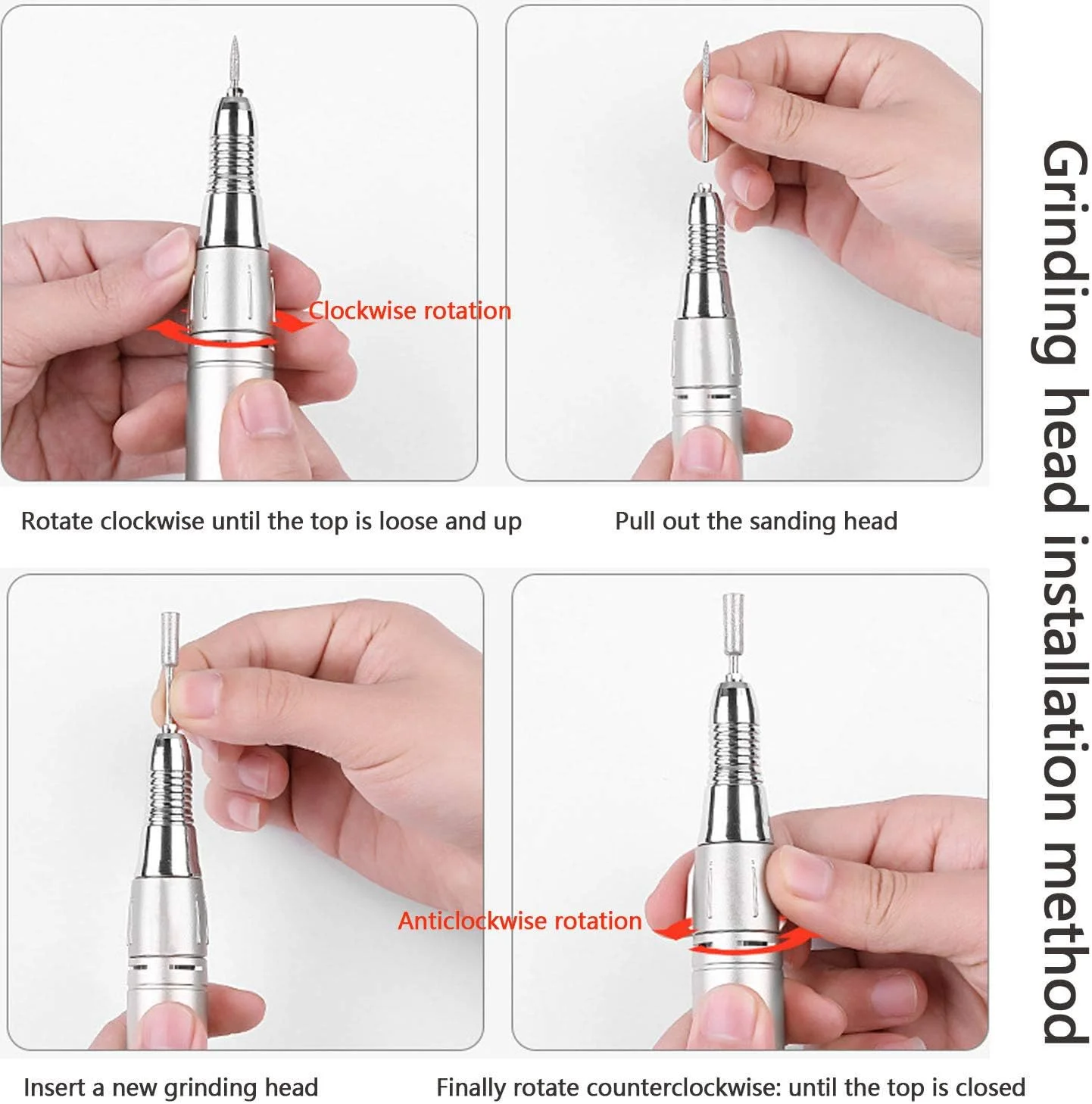 دستگاه سوهان برقی ناخن، سوهان ناخن قابل حمل برای ناخن های اکریلیک، سوهان برقی ناخن با 6 سر سوهان برای شکل دادن، پولیش، برداشتن ناخن های ژلی، 30000 دور در دقیقه برای استفاده خانگی و سالن های حرفه ای، صورتی دستگاه سوهان برقی ناخن، سوهان ناخن قابل حمل برای ناخن های اکریلیک، سوهان برقی ناخن با 6 سر سوهان برای شکل دادن، پولیش، برداشتن ناخن های ژلی، 30000 دور در دقیقه برای استفاده خانگی و سالن های حرفه ای، صورتی