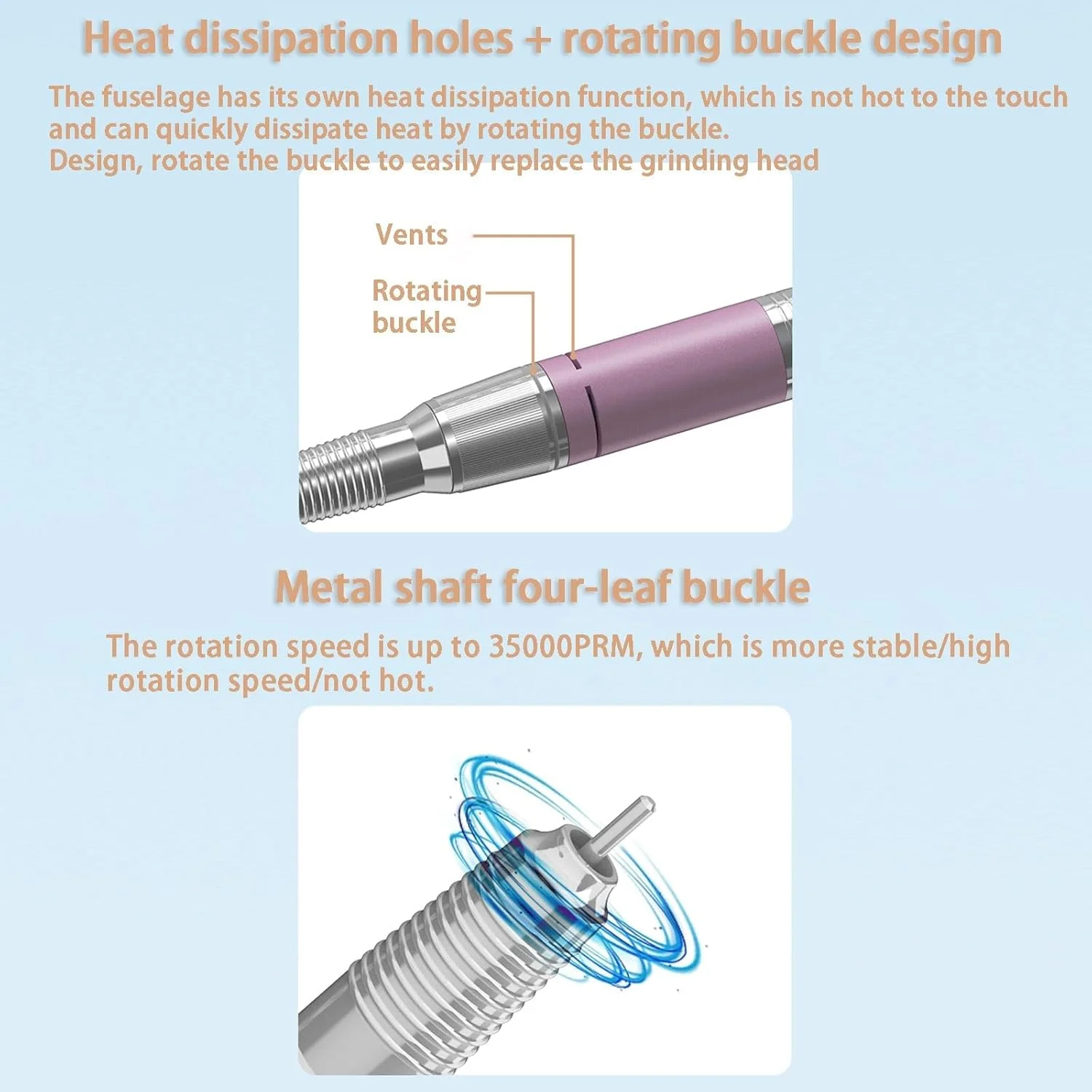 ست دستگاه مانیکور برقی حرفه ای 35000 دور در دقیقه، مناسب برای ناخن های اکریلیک، ناخن های ژلی، مانیکور، پدیکور و پولیش، قابل استفاده در منزل و سالن (رنگ: صورتی) ست دستگاه مانیکور برقی حرفه ای 35000 دور در دقیقه، مناسب برای ناخن های اکریلیک، ناخن های ژلی، مانیکور، پدیکور و پولیش، قابل استفاده در منزل و سالن (رنگ: صورتی)