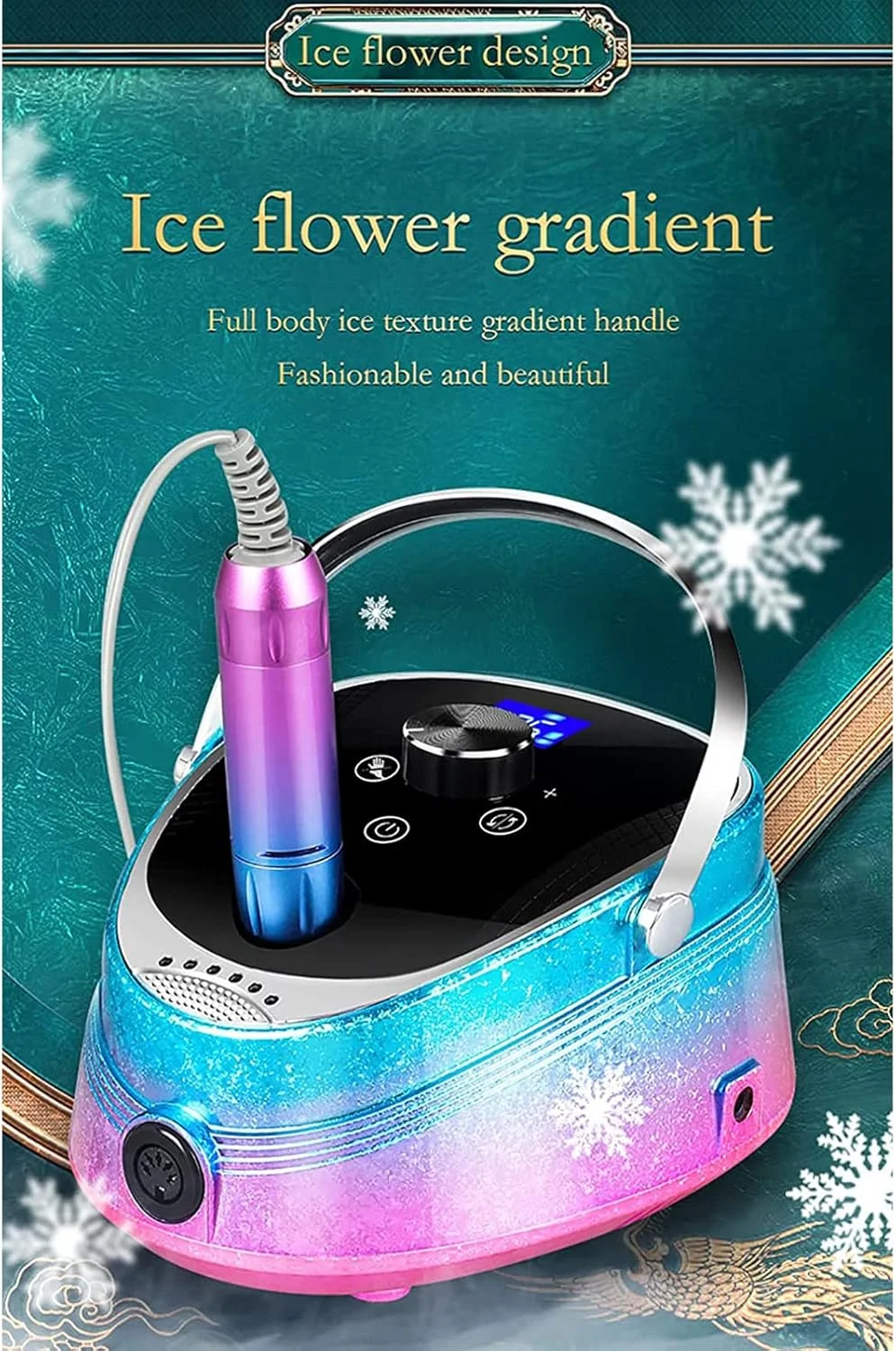 دستگاه سوهان برقی ناخن، دستگاه سوهان برقی حرفه ای 35000 دور در دقیقه با سرعت بالا، رنگ گرادیان، قابل شارژ، با صفحه نمایش لمسی، مجموعه تجهیزات ناخن برای استفاده خانگی و سالن های حرفه ای دستگاه سوهان برقی ناخن، دستگاه سوهان برقی حرفه ای 35000 دور در دقیقه با سرعت بالا، رنگ گرادیان، قابل شارژ، با صفحه نمایش لمسی، مجموعه تجهیزات ناخن برای استفاده خانگی و سالن های حرفه ای