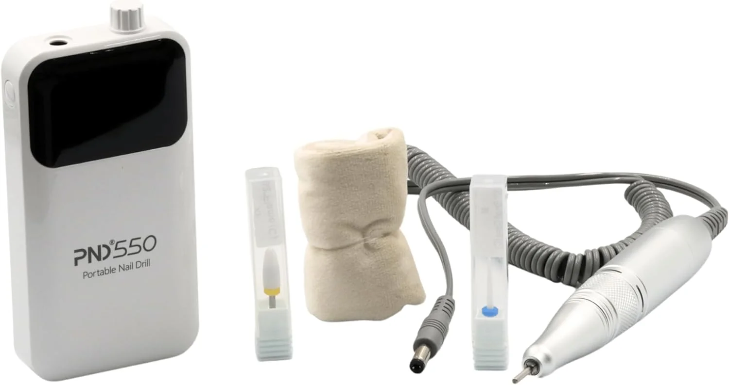 دستگاه سوهان برقی ناخن شارژی حرفه ای گلوبال فشن 30000 دور در دقیقه - صفحه نمایش LCD، سرعت قابل تنظیم، دستگاه سبک وزن قابل حمل ارگونومیک برای مانیکور، پدیکور، حذف لاک اکریلیک و ژل (PND550) دستگاه سوهان برقی ناخن شارژی حرفه ای گلوبال فشن 30000 دور در دقیقه - صفحه نمایش LCD، سرعت قابل تنظیم، دستگاه سبک وزن قابل حمل ارگونومیک برای مانیکور، پدیکور، حذف لاک اکریلیک و ژل (PND550)