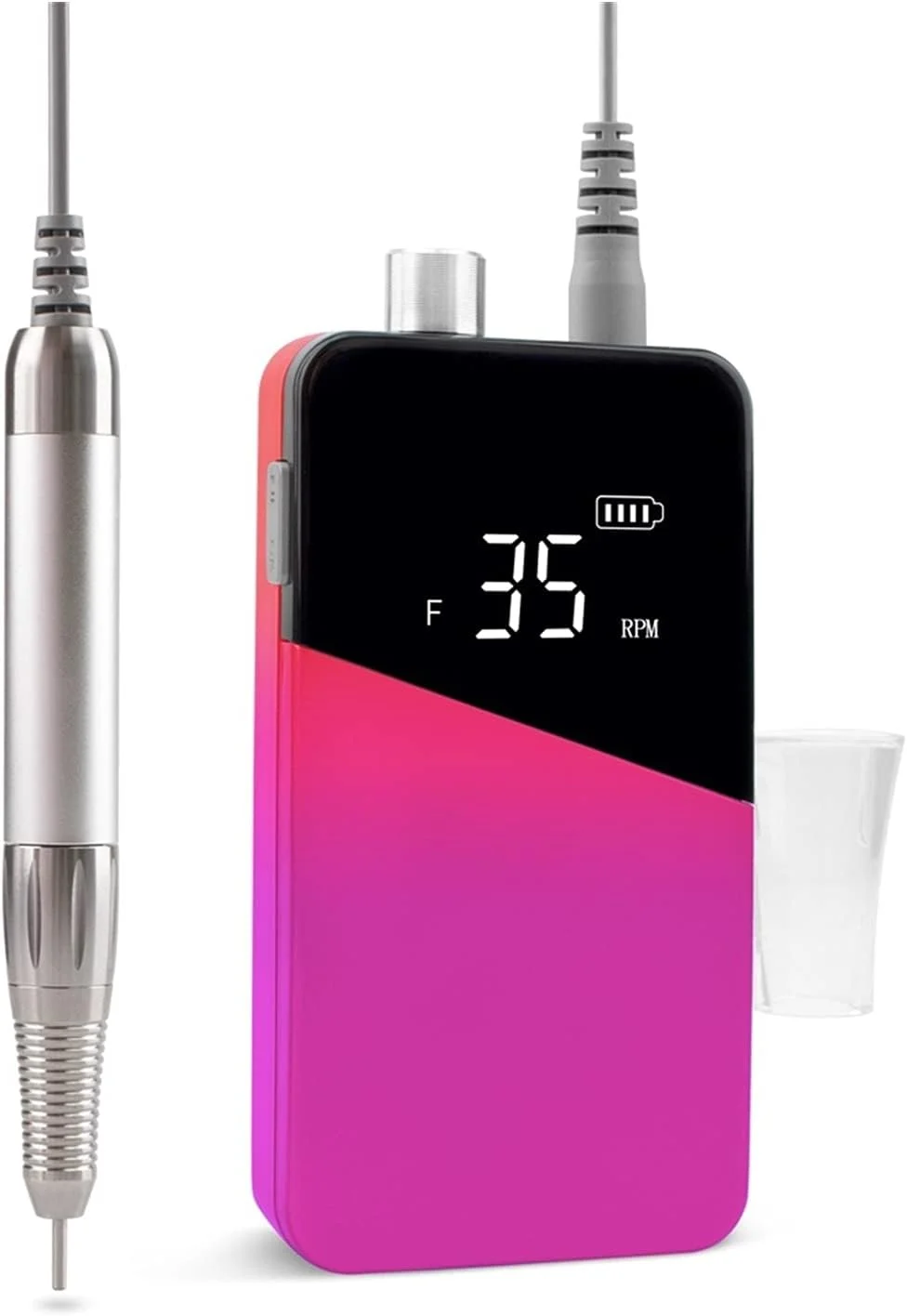 سوهان برقی ناخن قابل حمل GHQERTY، دسته بدون برس بادوام، بی سیم، گرادیان 35000 دور در دقیقه، دریل ناخن قابل حمل، پولیشر برقی قابل شارژ، استفاده حرفه ای، ابزار پدیکور ناخن بی سیم 35000 (رنگ: قرمز) سوهان برقی ناخن قابل حمل GHQERTY، دسته بدون برس بادوام، بی سیم، گرادیان 35000 دور در دقیقه، دریل ناخن قابل حمل، پولیشر برقی قابل شارژ، استفاده حرفه ای، ابزار پدیکور ناخن بی سیم 35000 (رنگ: قرمز)