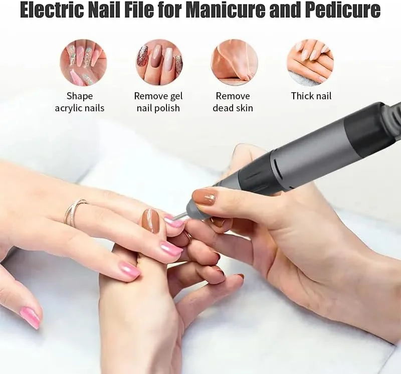 دستگاه سوهان برقی ناخن حرفه ای GLOBAL FASHION GF-210 – 68 وات، سرعت بالا 35000 دور در دقیقه، سرعت متغیر، چرخش معکوس، صدای کم، مناسب برای ناخن های بادوام اکریلیک، ژل و پلی ژل، مانیکور و پدیکور (سفید) دستگاه سوهان برقی ناخن حرفه ای GLOBAL FASHION GF-210 – 68 وات، سرعت بالا 35000 دور در دقیقه، سرعت متغیر، چرخش معکوس، صدای کم، مناسب برای ناخن های بادوام اکریلیک، ژل و پلی ژل، مانیکور و پدیکور (سفید)