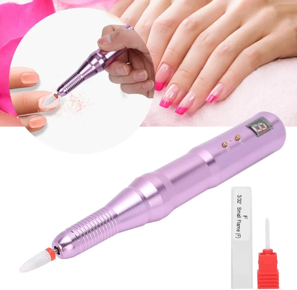 سوهان برقی ناخن GHQERTY، دریل ناخن، قلم دریل برقی قابل شارژ، ابزار مانیکور پولیشر سنگ زنی ناخن قابل حمل (رنگ: F2) سوهان برقی ناخن GHQERTY، دریل ناخن، قلم دریل برقی قابل شارژ، ابزار مانیکور پولیشر سنگ زنی ناخن قابل حمل (رنگ: F2)