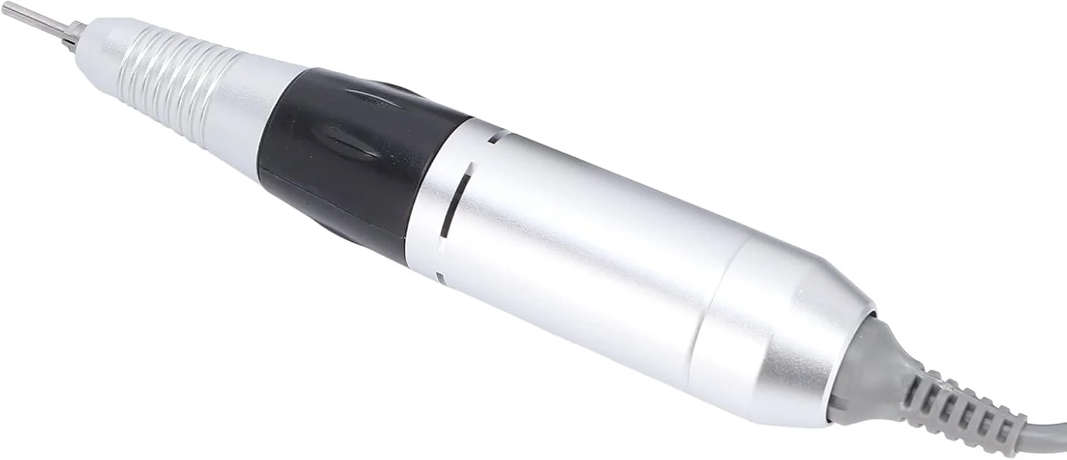 هندپیس دریل ناخن، دسته دریل ناخن 0-35000 دور در دقیقه برای دستگاه برقی سوهان ناخن برای قلم پولیش ناخن (مشکی) هندپیس دریل ناخن، دسته دریل ناخن 0-35000 دور در دقیقه برای دستگاه برقی سوهان ناخن برای قلم پولیش ناخن (مشکی)