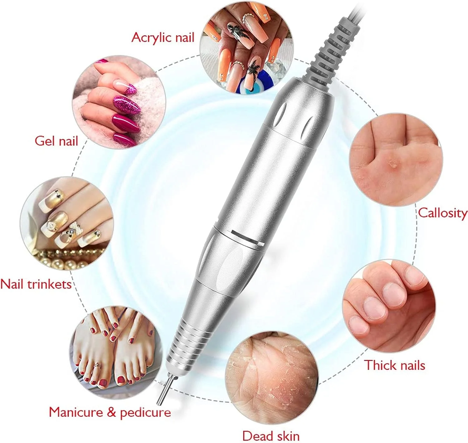 قلم دریل برقی ناخن Joyzan، دسته 35000 دور در دقیقه، قطعه جایگزین دستگاه پولیش، فایل آلیاژ آلومینیوم، از بین برنده پودر اکریلیک، پولیشر ژل، آسیاب، ابزار هنری مانیکور پدیکور قابل حمل قلم دریل برقی ناخن Joyzan، دسته 35000 دور در دقیقه، قطعه جایگزین دستگاه پولیش، فایل آلیاژ آلومینیوم، از بین برنده پودر اکریلیک، پولیشر ژل، آسیاب، ابزار هنری مانیکور پدیکور قابل حمل
