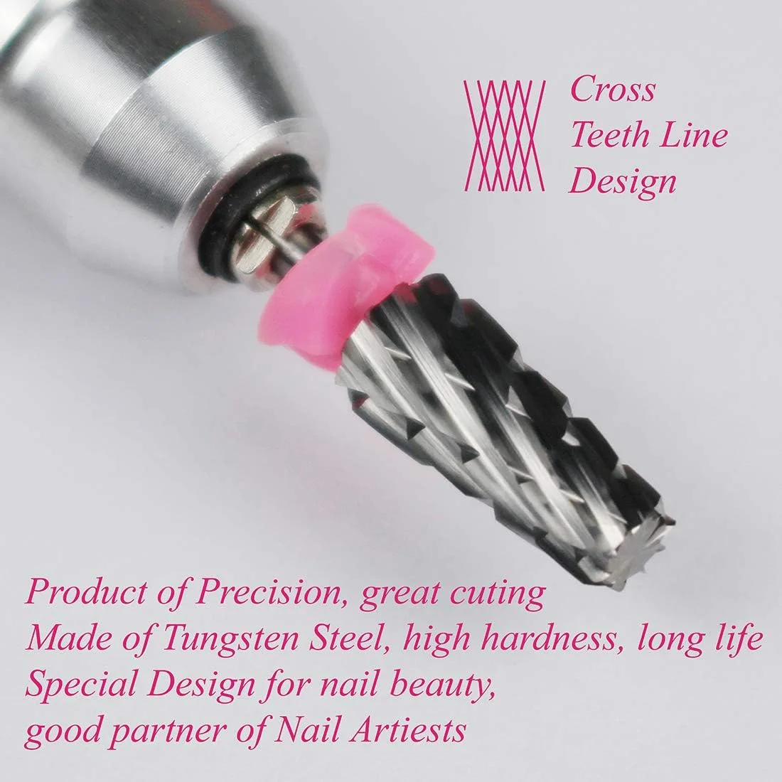 سوهان ناخن چند منظوره ianblues - 5 در 1، نسخه دندانه دار متقاطع برای دستگاه سوهان برقی، مناسب برای افراد چپ دست و راست دست، اندازه زبری: 3XC, XXC, XC, C, M, F, XF, XXF (خیلی زبر، 3XC) سوهان ناخن چند منظوره ianblues - 5 در 1، نسخه دندانه دار متقاطع برای دستگاه سوهان برقی، مناسب برای افراد چپ دست و راست دست، اندازه زبری: 3XC, XXC, XC, C, M, F, XF, XXF (خیلی زبر، 3XC)