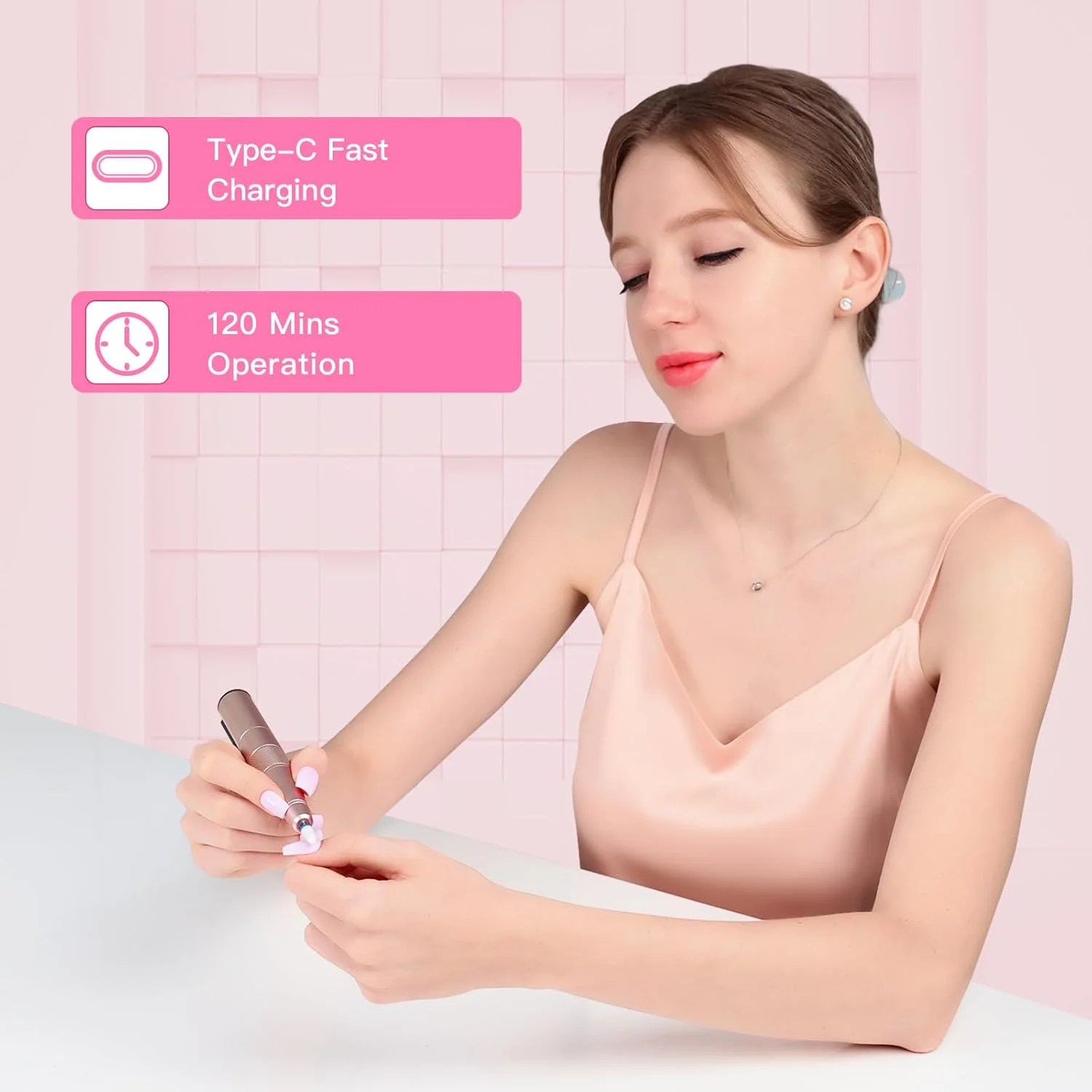 دستگاه سوهان برقی ناخن حرفه ای HEBECA - سوهان برقی ناخن برای ناخن های اکریلیک و ژل 20000 دور در دقیقه - ست مانیکور پدیکور 12 در 1 با سرعت قابل تنظیم (طلایی) دستگاه سوهان برقی ناخن حرفه ای HEBECA - سوهان برقی ناخن برای ناخن های اکریلیک و ژل 20000 دور در دقیقه - ست مانیکور پدیکور 12 در 1 با سرعت قابل تنظیم (طلایی)