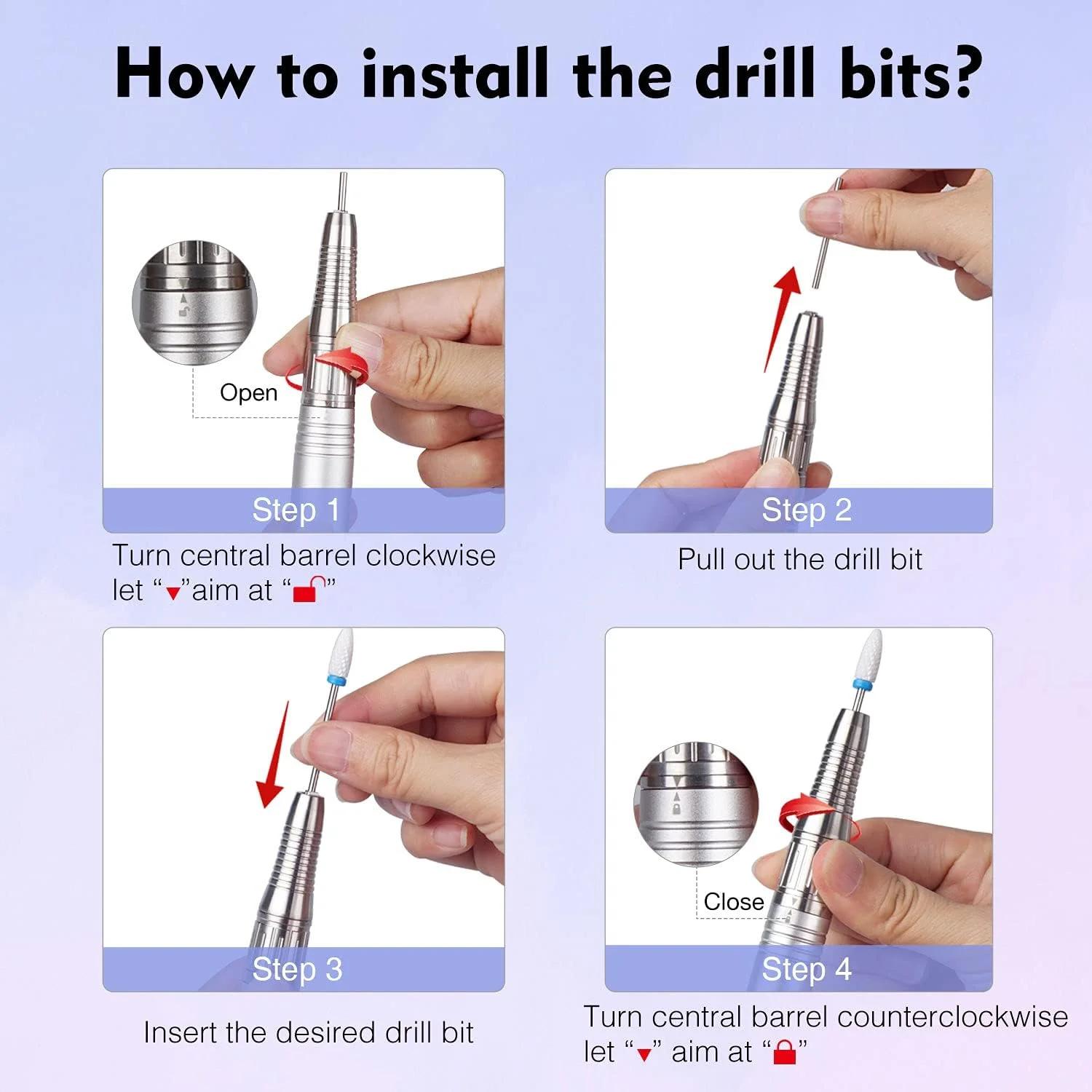 دستگاه سوهان برقی ناخن حرفه ای ایمن، 35000 دور در دقیقه، قابل حمل و شارژی، لرزش کم، مناسب برای ناخن های اکریلیک، ژل و طبیعی در سالن یا استفاده خانگی دستگاه سوهان برقی ناخن حرفه ای ایمن، 35000 دور در دقیقه، قابل حمل و شارژی، لرزش کم، مناسب برای ناخن های اکریلیک، ژل و طبیعی در سالن یا استفاده خانگی