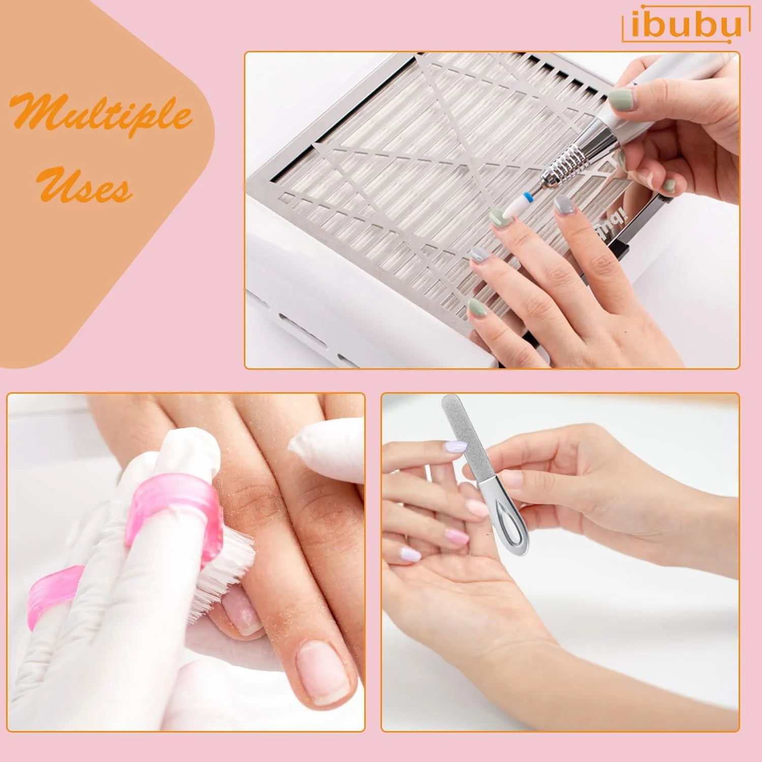 دستگاه جمع کننده گرد و غبار ناخن ibubu، مکنده برقی قوی، جاروبرقی گرد و غبار ناخن، دستگاه استخراج گرد و غبار سالن ناخن، فن خلاء جمع کننده گرد و غبار پودر اکریلیک ناخن با کیت ابزار متعدد برای ناخن، سفید دستگاه جمع کننده گرد و غبار ناخن ibubu، مکنده برقی قوی، جاروبرقی گرد و غبار ناخن، دستگاه استخراج گرد و غبار سالن ناخن، فن خلاء جمع کننده گرد و غبار پودر اکریلیک ناخن با کیت ابزار متعدد برای ناخن، سفید