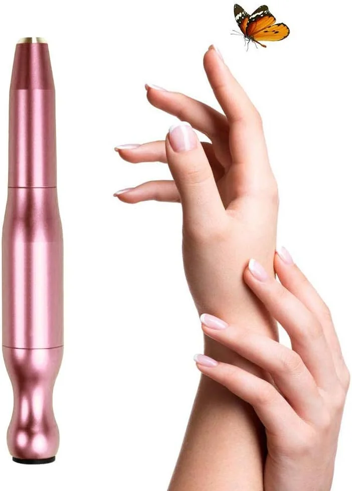 دستگاه حرفه ای سوهان برقی ناخن USB مدل GZDtdsd، قابل حمل برای مانیکور و پولیش (صورتی)