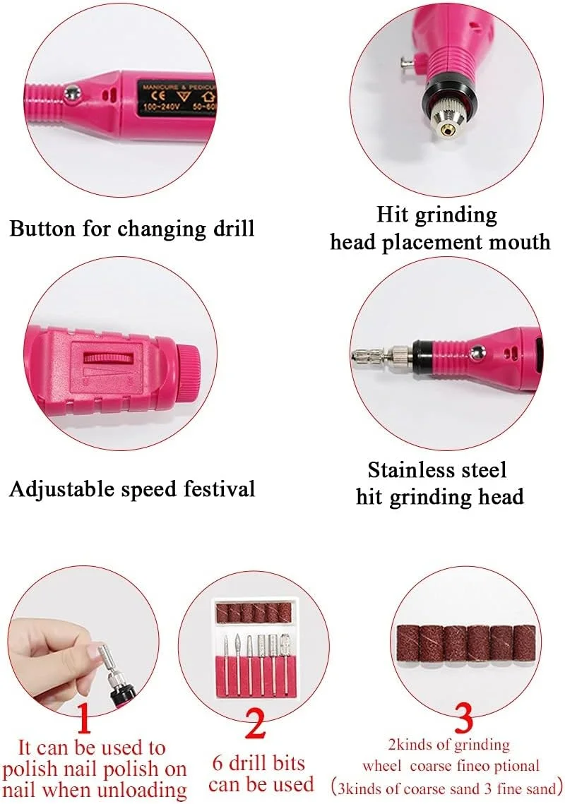 دستگاه مانیکور برقی ناخن GZDZHP 6W 20000RPM، دستگاه مانیکور، سوهان برقی ناخن، ابزار سر سوهان ناخن، دستگاه پدیکور جدید، لوازم ناخن برای ناخن های اکریلیک حرفه ای دستگاه مانیکور برقی ناخن GZDZHP 6W 20000RPM، دستگاه مانیکور، سوهان برقی ناخن، ابزار سر سوهان ناخن، دستگاه پدیکور جدید، لوازم ناخن برای ناخن های اکریلیک حرفه ای