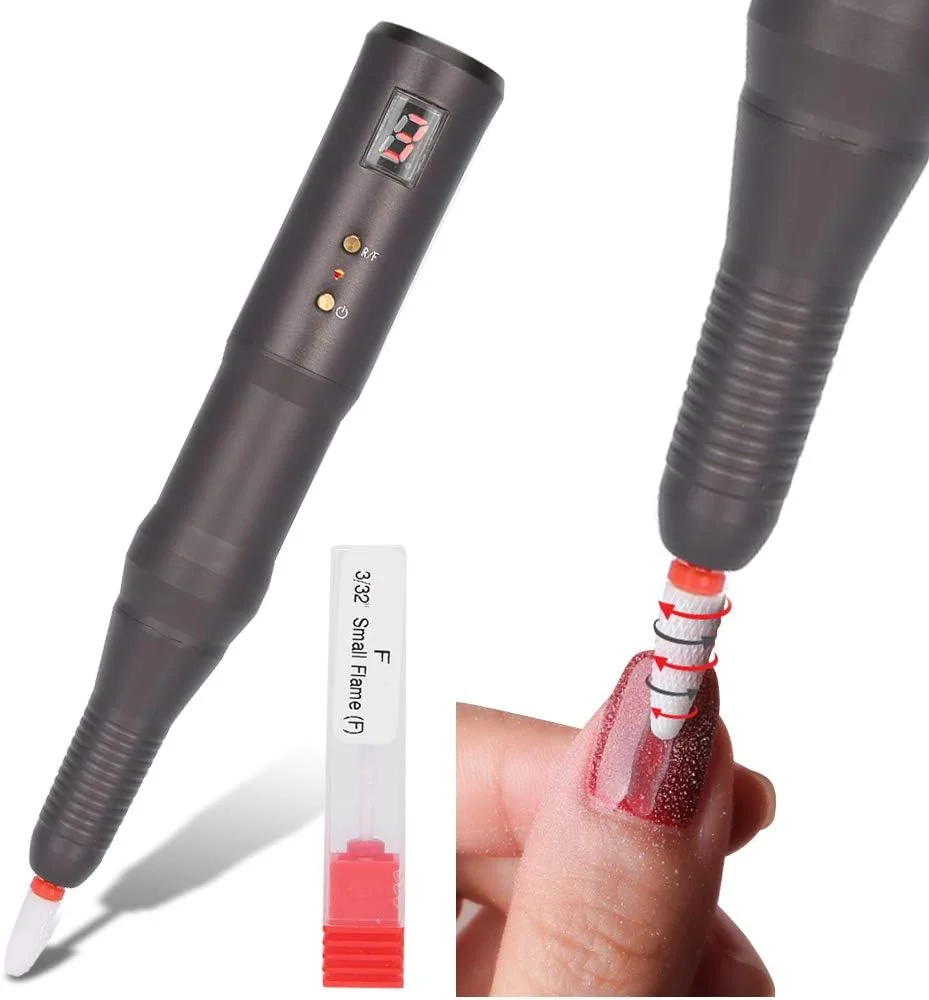 سوهان برقی ناخن GZDtdsd، دریل ناخن، قلم دریل برقی قابل شارژ، پولیشر قابل حمل آسیاب ناخن ابزار مانیکور (رنگ: F1) سوهان برقی ناخن GZDtdsd، دریل ناخن، قلم دریل برقی قابل شارژ، پولیشر قابل حمل آسیاب ناخن ابزار مانیکور (رنگ: F1)