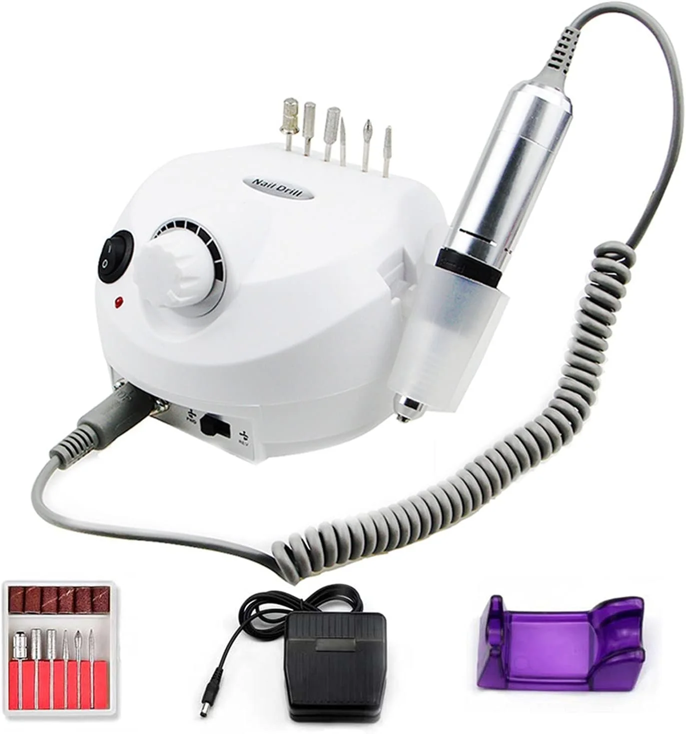 دستگاه سوهان برقی ناخن GZDtdsd با سرعت 35000 دور در دقیقه، دستگاه مانیکور حرفه ای، ست فرز، دسته فلزی، لوازم جانبی ابزار ناخن برای سالن ناخن و لوازم ناخن دستگاه سوهان برقی ناخن GZDtdsd با سرعت 35000 دور در دقیقه، دستگاه مانیکور حرفه ای، ست فرز، دسته فلزی، لوازم جانبی ابزار ناخن برای سالن ناخن و لوازم ناخن