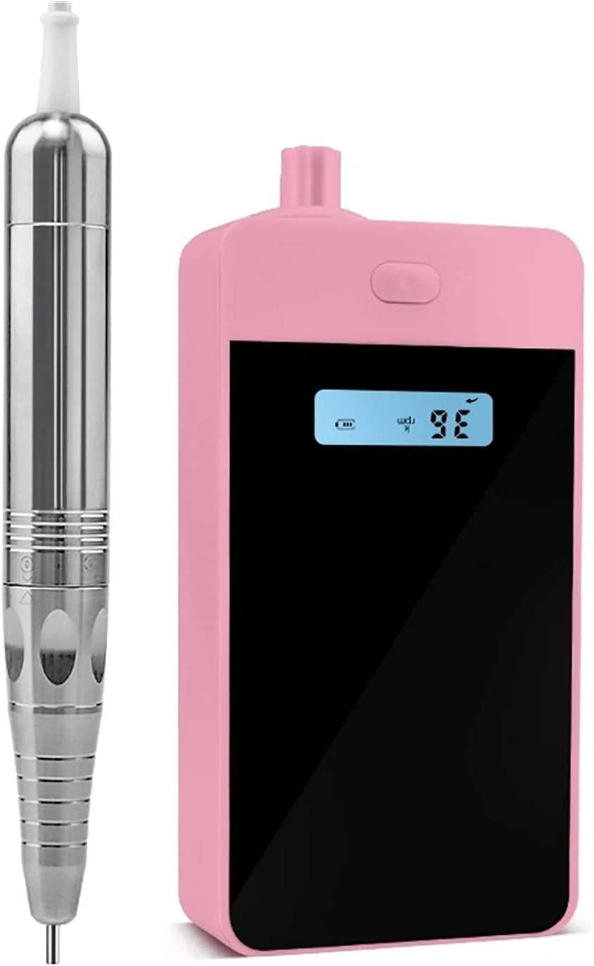 سوهان برقی ناخن GZDtdsd، سوهان ناخن شارژی حرفه ای بدون برس، دریل برقی مانیکور 35000 دور در دقیقه، ابزار ناخن شارژی موتور بدون برس پدیکور 36 وات برای ناخن های طبیعی و لاک ژل (صورتی) سوهان برقی ناخن GZDtdsd، سوهان ناخن شارژی حرفه ای بدون برس، دریل برقی مانیکور 35000 دور در دقیقه، ابزار ناخن شارژی موتور بدون برس پدیکور 36 وات برای ناخن های طبیعی و لاک ژل (صورتی)