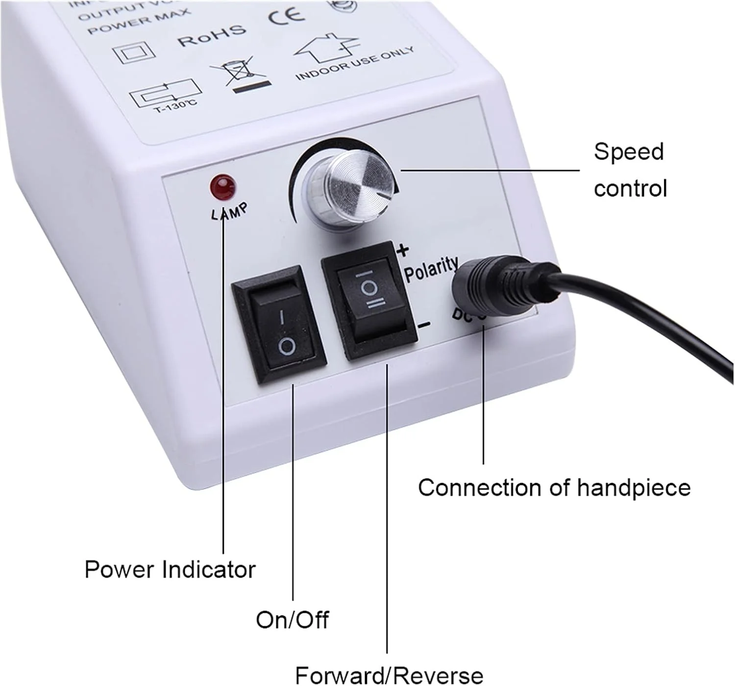 دستگاه مانیکور و پدیکور برقی GZDodek با سرعت 20000 دور در دقیقه، مناسب برای پولیش ناخن، از بین بردن پوست های مرده و پینه، به همراه ست ابزار و سری های مختلف (سفید) دستگاه مانیکور و پدیکور برقی GZDodek با سرعت 20000 دور در دقیقه، مناسب برای پولیش ناخن، از بین بردن پوست های مرده و پینه، به همراه ست ابزار و سری های مختلف (سفید)