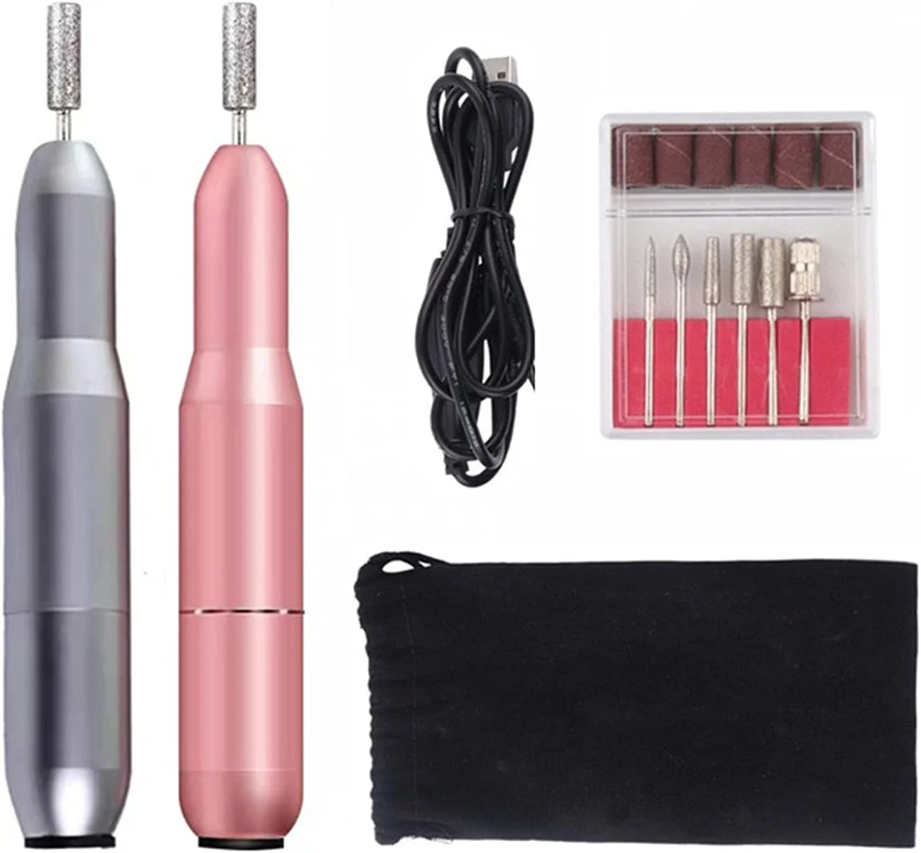 دستگاه مانیکور برقی ناخن GZDodek، دستگاه سوهان ناخن برقی مد روز با ابزارهای چرخش به جلو/عقب، سوهان ناخن قابل حمل از جنس آلومینیوم، قلم طراحی ناخن برای ناخن های اکریلیک، مناسب استفاده حرفه ای (نقره ای) دستگاه مانیکور برقی ناخن GZDodek، دستگاه سوهان ناخن برقی مد روز با ابزارهای چرخش به جلو/عقب، سوهان ناخن قابل حمل از جنس آلومینیوم، قلم طراحی ناخن برای ناخن های اکریلیک، مناسب استفاده حرفه ای (نقره ای)