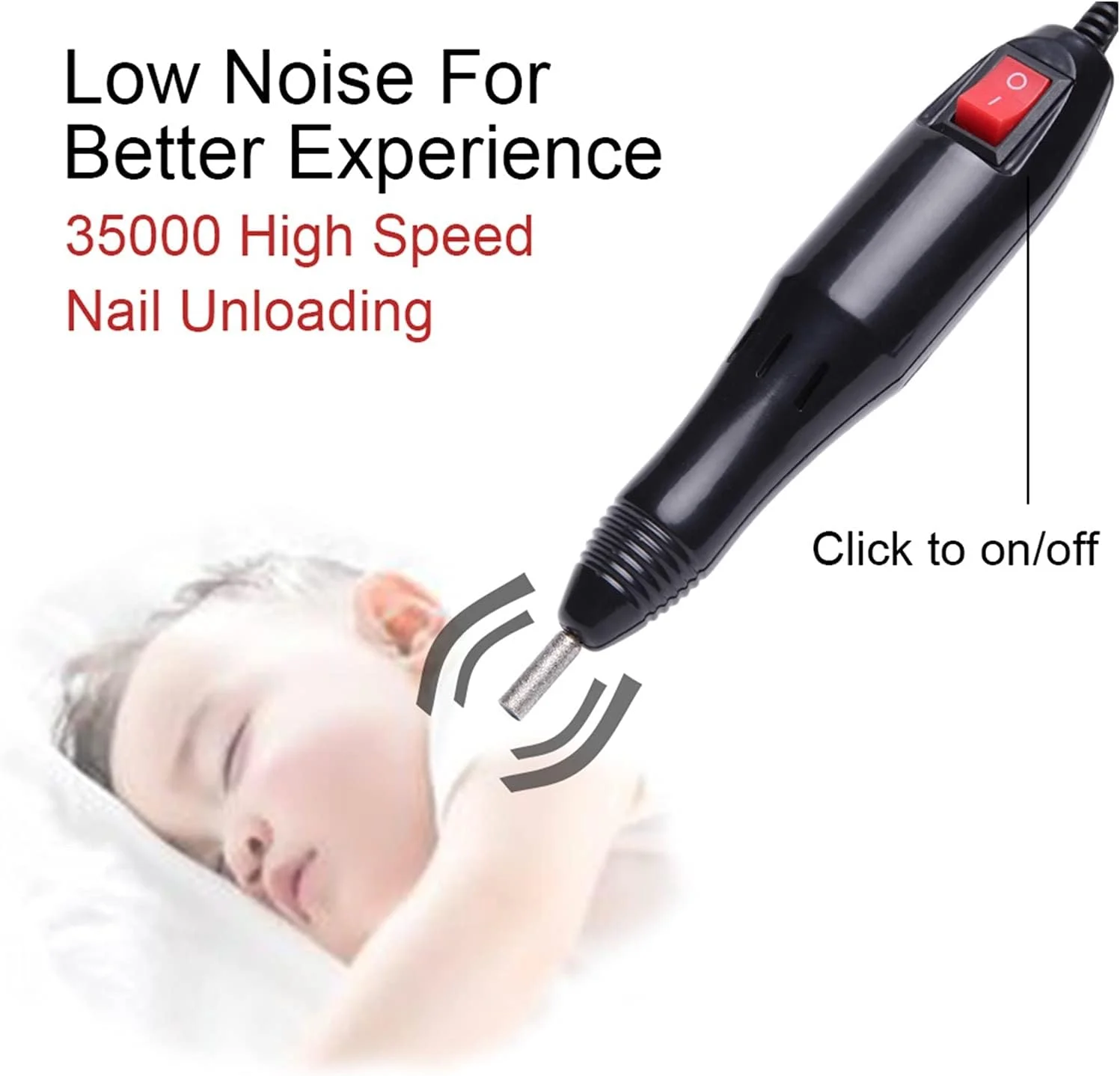 دستگاه مانیکور و پدیکور برقی GZDodek با سرعت 20000 دور در دقیقه، مناسب برای پولیش ناخن، از بین بردن پوست های مرده و پینه، به همراه ست ابزار و سری های مختلف (سفید) دستگاه مانیکور و پدیکور برقی GZDodek با سرعت 20000 دور در دقیقه، مناسب برای پولیش ناخن، از بین بردن پوست های مرده و پینه، به همراه ست ابزار و سری های مختلف (سفید)