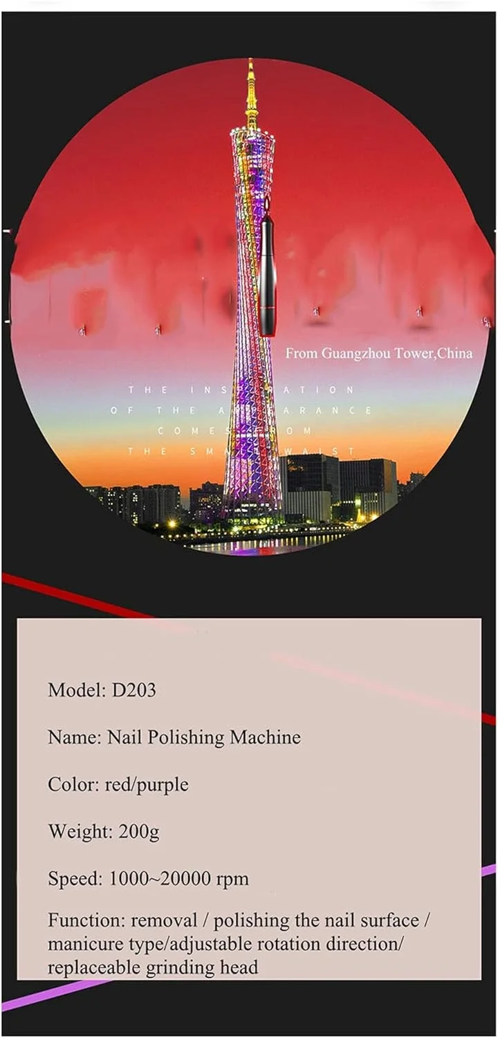 دستگاه مانیکور برقی GZDodek، قابل شارژ با USB، قابل حمل، قلم سوهان ناخن برای مانیکور، پولیش ناخن، ابزار پدیکور، تجهیزات ناخن برای ناخن های اکریلیک حرفه ای (بنفش) دستگاه مانیکور برقی GZDodek، قابل شارژ با USB، قابل حمل، قلم سوهان ناخن برای مانیکور، پولیش ناخن، ابزار پدیکور، تجهیزات ناخن برای ناخن های اکریلیک حرفه ای (بنفش)