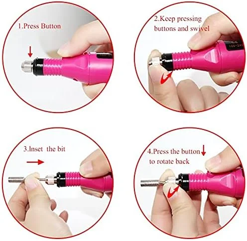 دستگاه سوهان برقی ناخن GZDodek 6W 20000RPM، دستگاه مانیکور برقی، فایل ناخن، ابزار سر سوهان ناخن، دستگاه پدیکور جدید، لوازم ناخن برای ناخن های اکریلیک حرفه ای