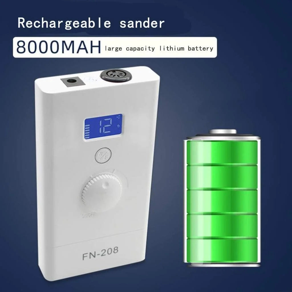 دستگاه سوهان ناخن حرفه ای GZDcjsc - سوهان برقی ناخن قابل حمل و شارژی 35000 دور در دقیقه با 6 سری و نوارهای سنباده، دستگاه سوهان برقی ناخن برای ناخن های ژلی آکریلیک (صورتی)