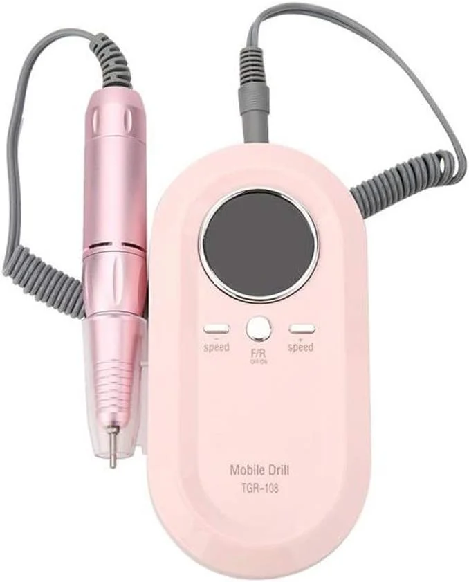 دستگاه سوهان برقی ناخن حرفه ای GZDcjsc، دستگاه سوهان برقی ناخن 30000 دور در دقیقه، سوهان ناخن حرفه ای برای ناخن های اکریلیک، دستگاه پرکننده مانیکور پدیکور، بافر ناخن Mani