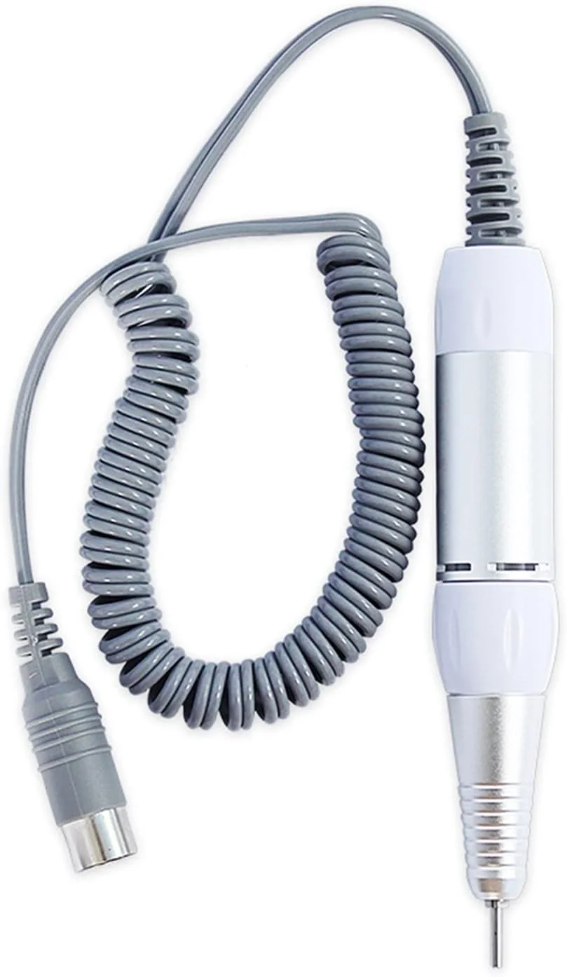 کیت دریل ناخن GZDcjsc لوازم جانبی هنر ناخن دریل برقی حرفه ای قلم هنر ناخن دسته فایل پولیش دستگاه سنگ زنی ابزار مانیکور پدیکور (دسته دریل ناخن)