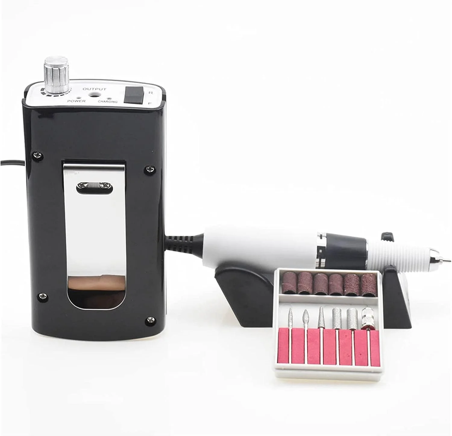 دستگاه سوهان برقی ناخن GHQERTY 36W 35000RPM، قابل شارژ، قابل حمل، دستگاه مانیکور پدیکور، سوهان برقی ناخن، ابزار هنری ناخن، نوار سنباده (قرمز رز) دستگاه سوهان برقی ناخن GHQERTY 36W 35000RPM، قابل شارژ، قابل حمل، دستگاه مانیکور پدیکور، سوهان برقی ناخن، ابزار هنری ناخن، نوار سنباده (قرمز رز)