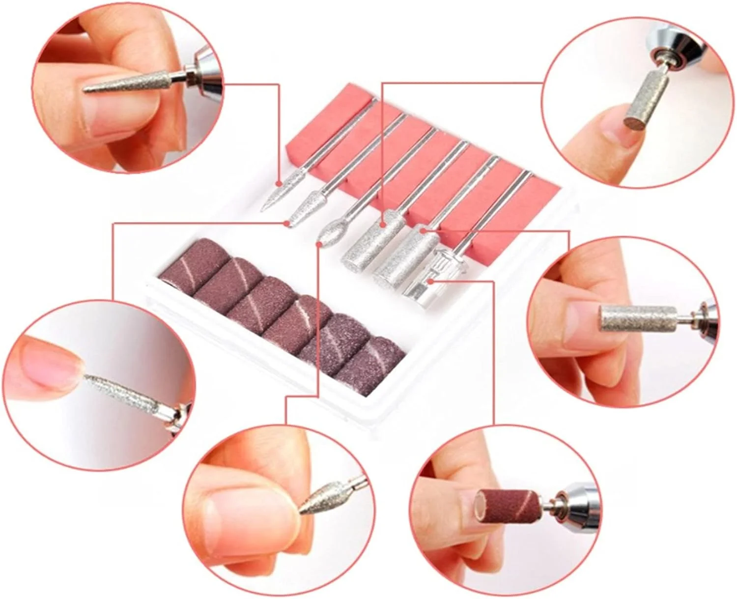 ست دستگاه مانیکور و پدیکور برقی GHQERTY با سرعت 20000 دور در دقیقه، مناسب برای پولیش ناخن، از بین بردن پوست های مرده و کالوس ست دستگاه مانیکور و پدیکور برقی GHQERTY با سرعت 20000 دور در دقیقه، مناسب برای پولیش ناخن، از بین بردن پوست های مرده و کالوس