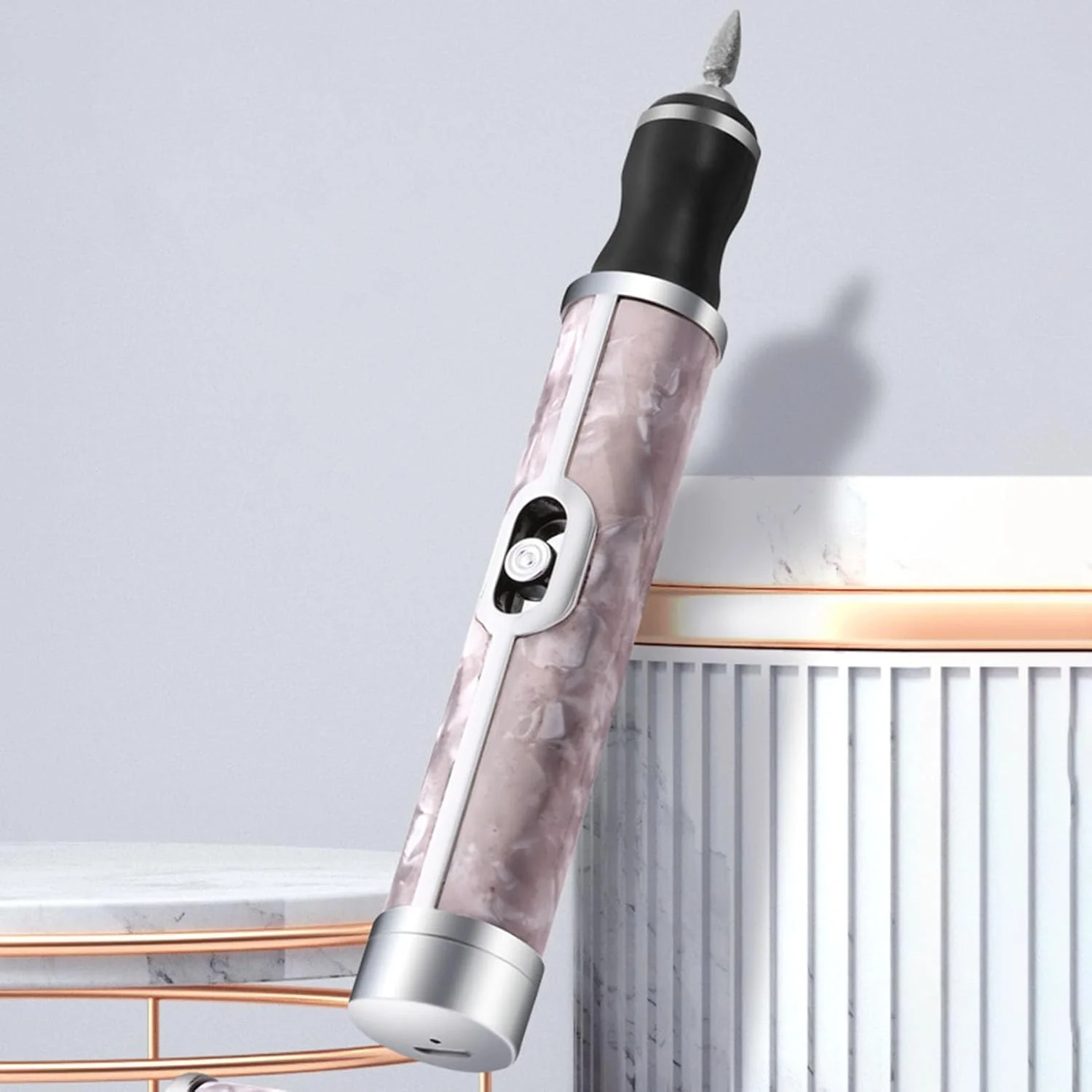 دستگاه سوهان برقی ناخن Kinrguiyuez، 20000 دور در دقیقه - حرفه ای، لوازم جانبی مانیکور قابل شارژ USB، ابزار پدیکور برای از بین بردن لاک ژل و ناخن های اکریلیک