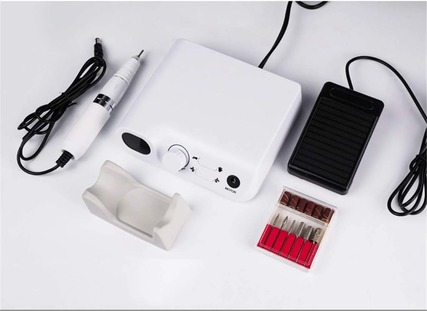 دستگاه سوهان برقی ناخن قابل حمل و شارژی حرفه ای، ابزار پولیش ناخن، ست مینی مانیکور پدیکور، ست پولیش ناخن برای پولیش ناخن های اکریلیک