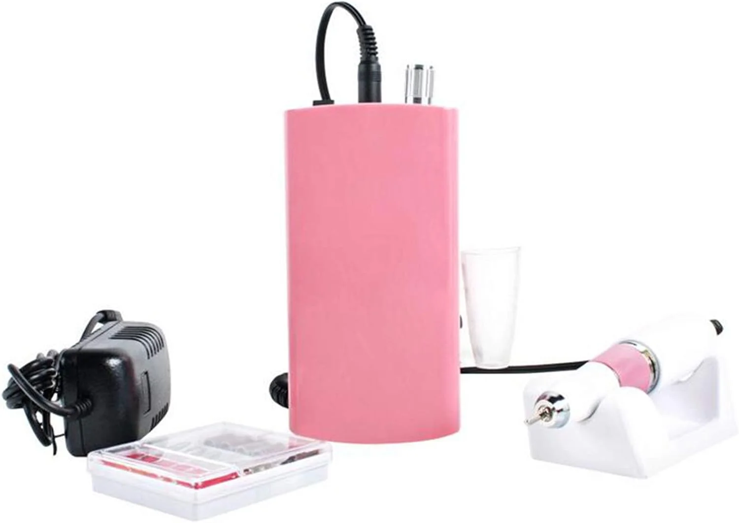 دستگاه سوهان برقی ناخن قابل حمل 30000 دور در دقیقه، ست مانیکور و پدیکور برقی قابل شارژ برای ناخن های اکریلیک و ناخن های ژلیش