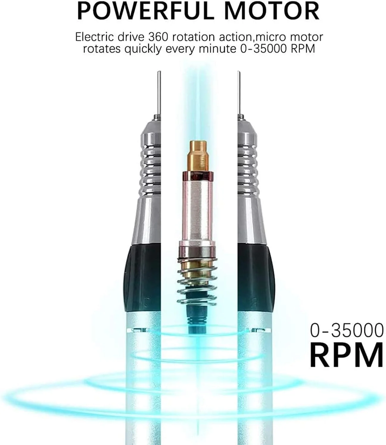 دستگاه سوهان برقی ناخن حرفه ای، 35000 دور در دقیقه، سوهان ناخن شارژی براشلس، برای ناخن های اکریلیک، لاک ژل، سالن یا خانه، 1200 میلی آمپر ساعت، قابل استفاده به عنوان پاور بانک موبایل، حرارت کم، نویز کم، لرزش کم، نارنجی