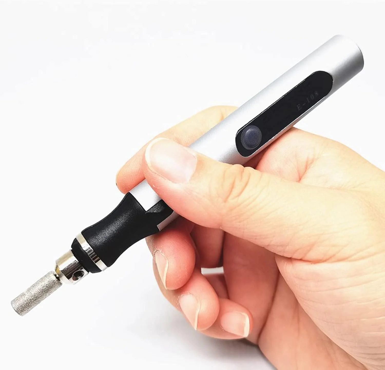 ست دستگاه سوهان برقی ناخن قابل حمل، ابزار پولیش حرفه ای با مجموعه سرامیکی برای شکل دادن به ناخن های اکریلیک و پدیکور