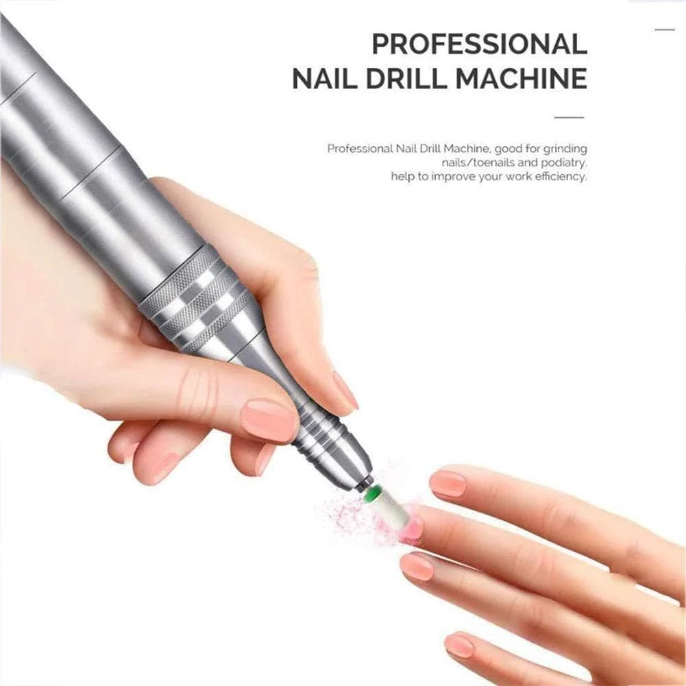 دستگاه سوهان برقی ناخن ZAIED، قابل حمل، مناسب برای ناخن های ژلی و اکریلیک، حرفه ای 40000 دور در دقیقه، مانیکور، پدیکور، ابزار پولیش و فرم دهی برای استفاده در منزل و سالن، حرارت و صدای کم دستگاه سوهان برقی ناخن ZAIED، قابل حمل، مناسب برای ناخن های ژلی و اکریلیک، حرفه ای 40000 دور در دقیقه، مانیکور، پدیکور، ابزار پولیش و فرم دهی برای استفاده در منزل و سالن، حرارت و صدای کم