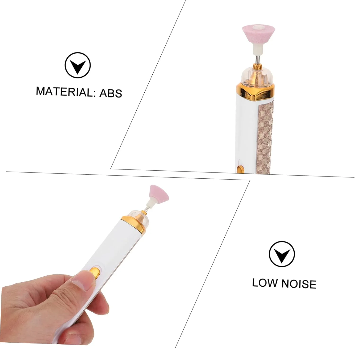 دستگاه مانیکور برقی ناخن PATKAW، سوهان برقی پولیش ناخن برای استفاده در منزل و سالن، سوهان ناخن سرعت برای مراقبت حرفه ای از ناخن