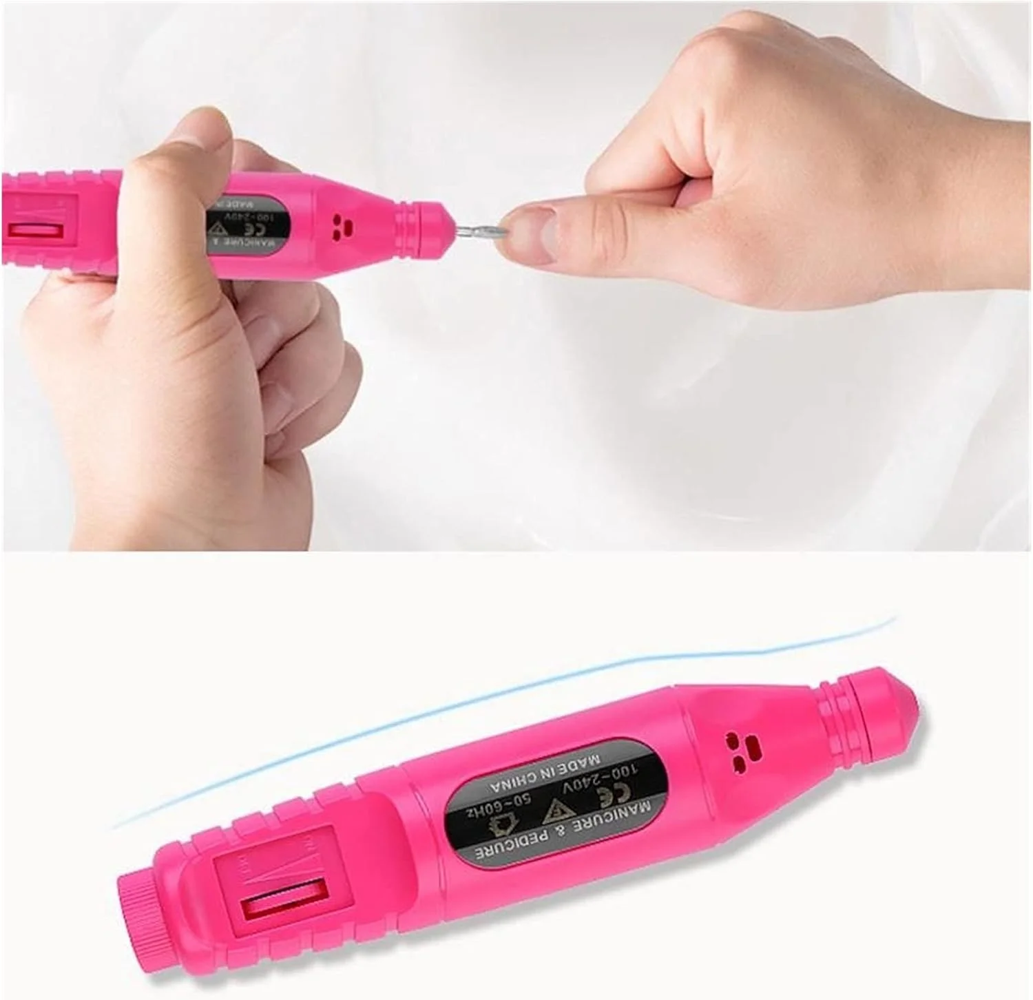 سوهان برقی ناخن ZAIED، دستگاه مانیکور و پدیکور قابل حمل در 5 رنگ، ست پولیش ناخن با 6 عدد سری سوهان، ابزار طراحی ناخن برای ناخن های طبیعی و لاک ژل سوهان برقی ناخن ZAIED، دستگاه مانیکور و پدیکور قابل حمل در 5 رنگ، ست پولیش ناخن با 6 عدد سری سوهان، ابزار طراحی ناخن برای ناخن های طبیعی و لاک ژل