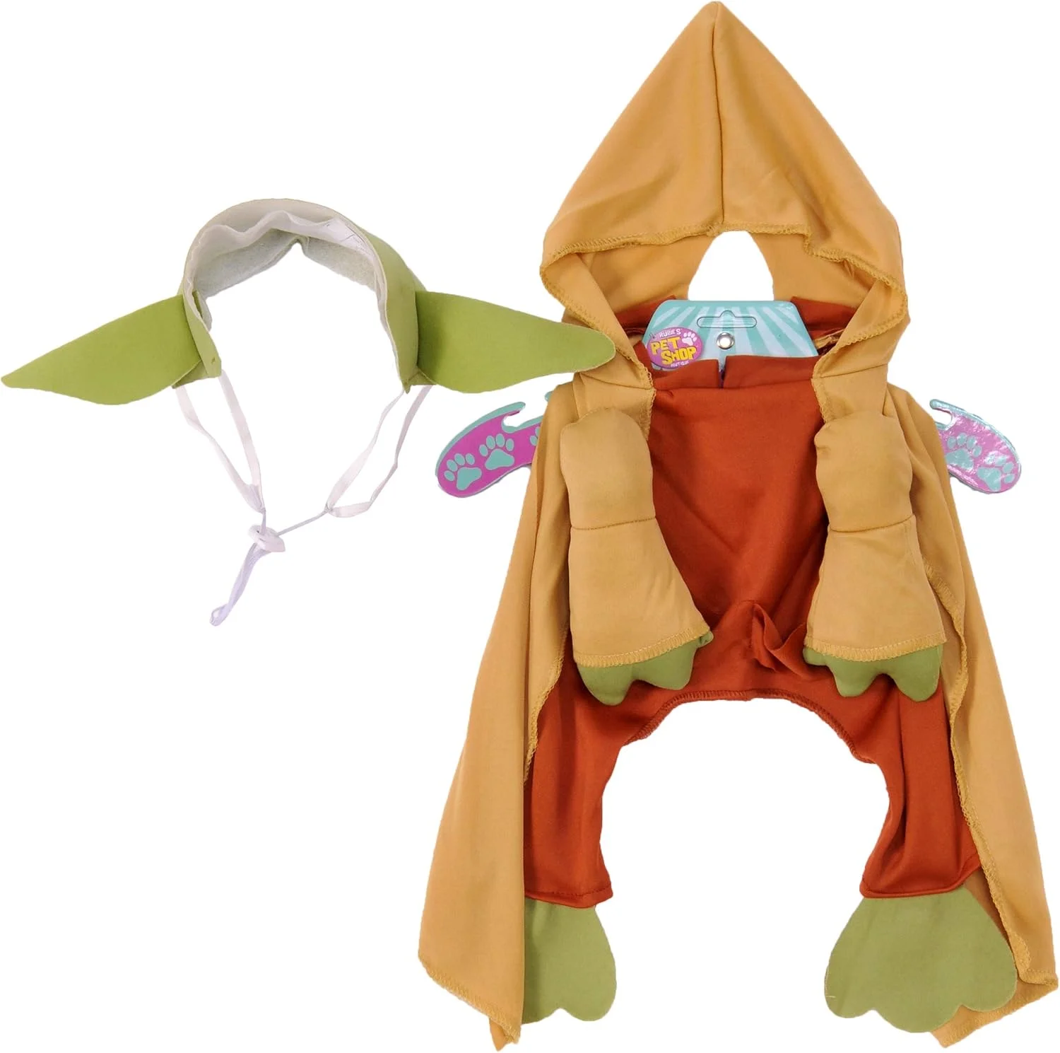 لباس سگ روبیز کالکشن جنگ ستارگان، یودا با بازوهای پولیشی، سایز متوسط لباس سگ روبیز کالکشن جنگ ستارگان، یودا با بازوهای پولیشی، سایز متوسط