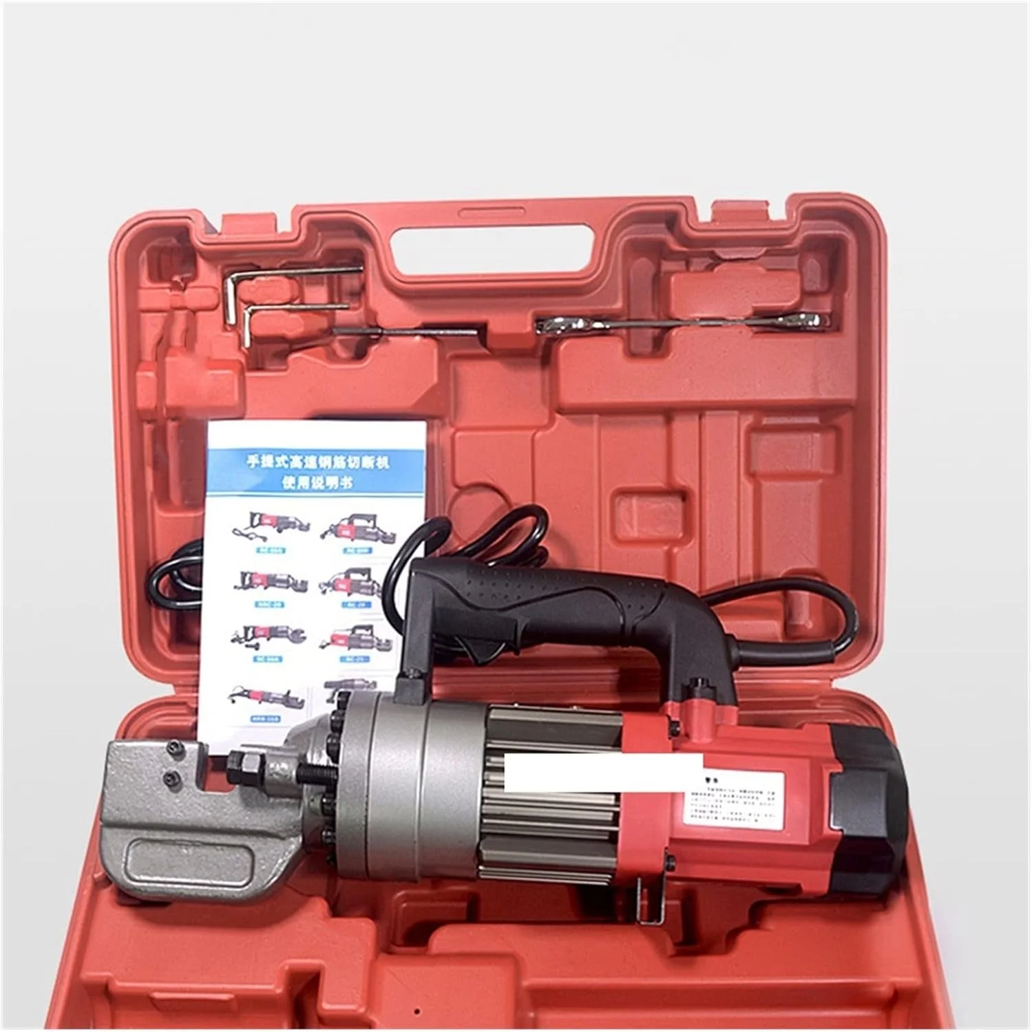 دستگاه برش میلگرد برقی AJWYSOI، دستگاه برش میلگرد فولادی برقی قابل حمل RC-16A/ RC-16B، دستگاه برش میلگرد 4-16 میلی متر، دستگاه خم کن میلگرد دستی (Rc-16a)
