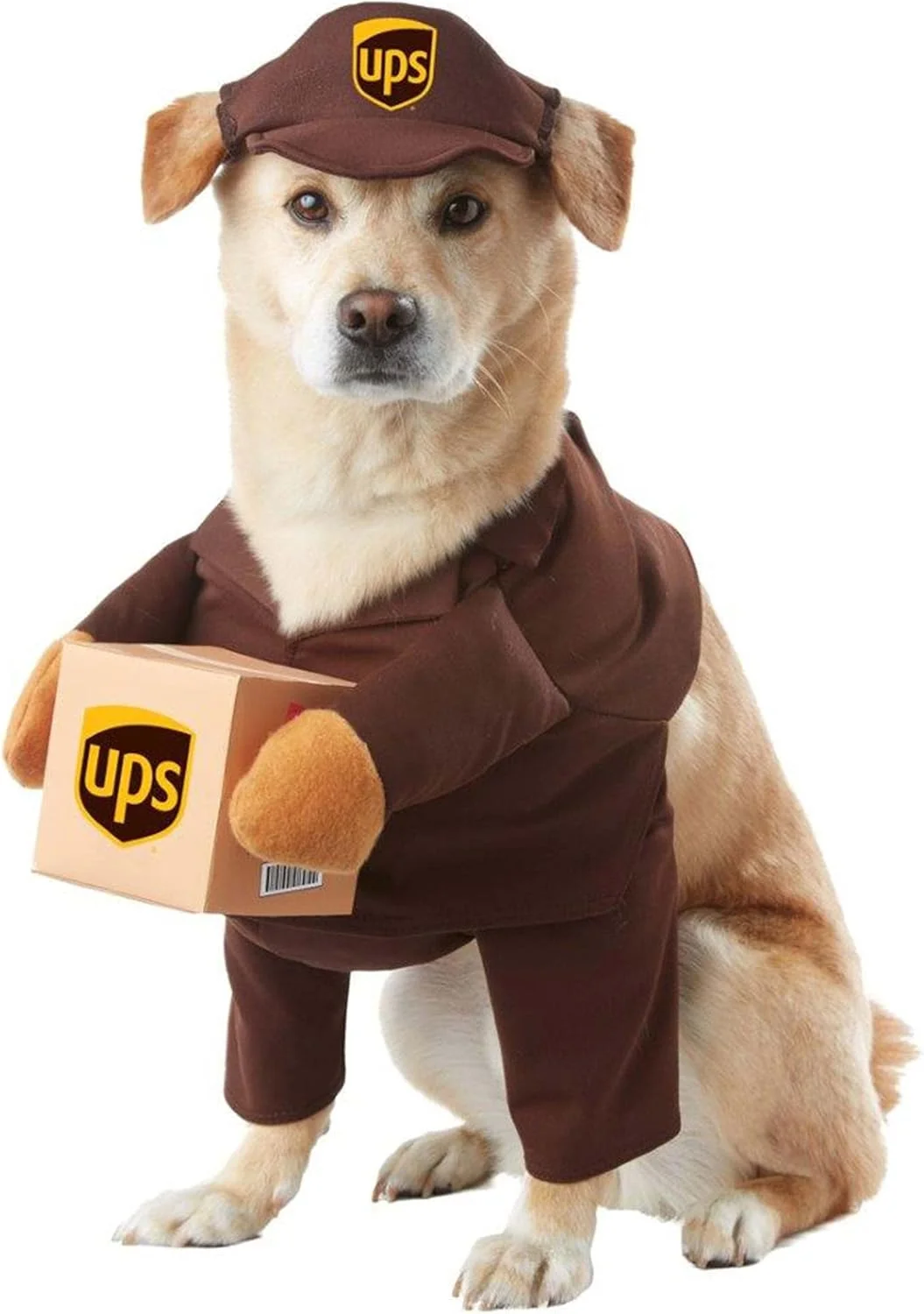 لباس سگ کالیفرنیا کاستومز مدل Brown_Ups Pal سایز بزرگ