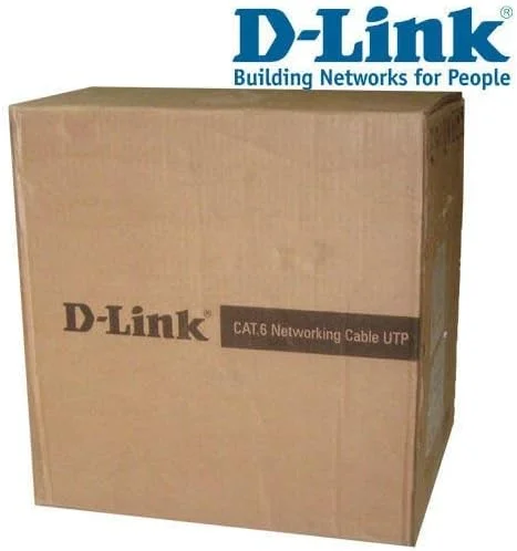 کابل شبکه دی-لینک Cat 6 UTP مناسب فضای باز برای روتر، 100 متری (سفید) کابل شبکه دی-لینک Cat 6 UTP مناسب فضای باز برای روتر، 100 متری (سفید)
